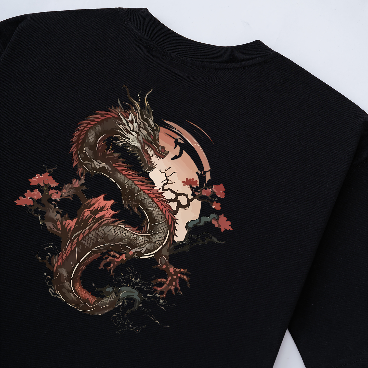 JAPANESE DRAGON VINTAGE T-SHIRT / ĐEN