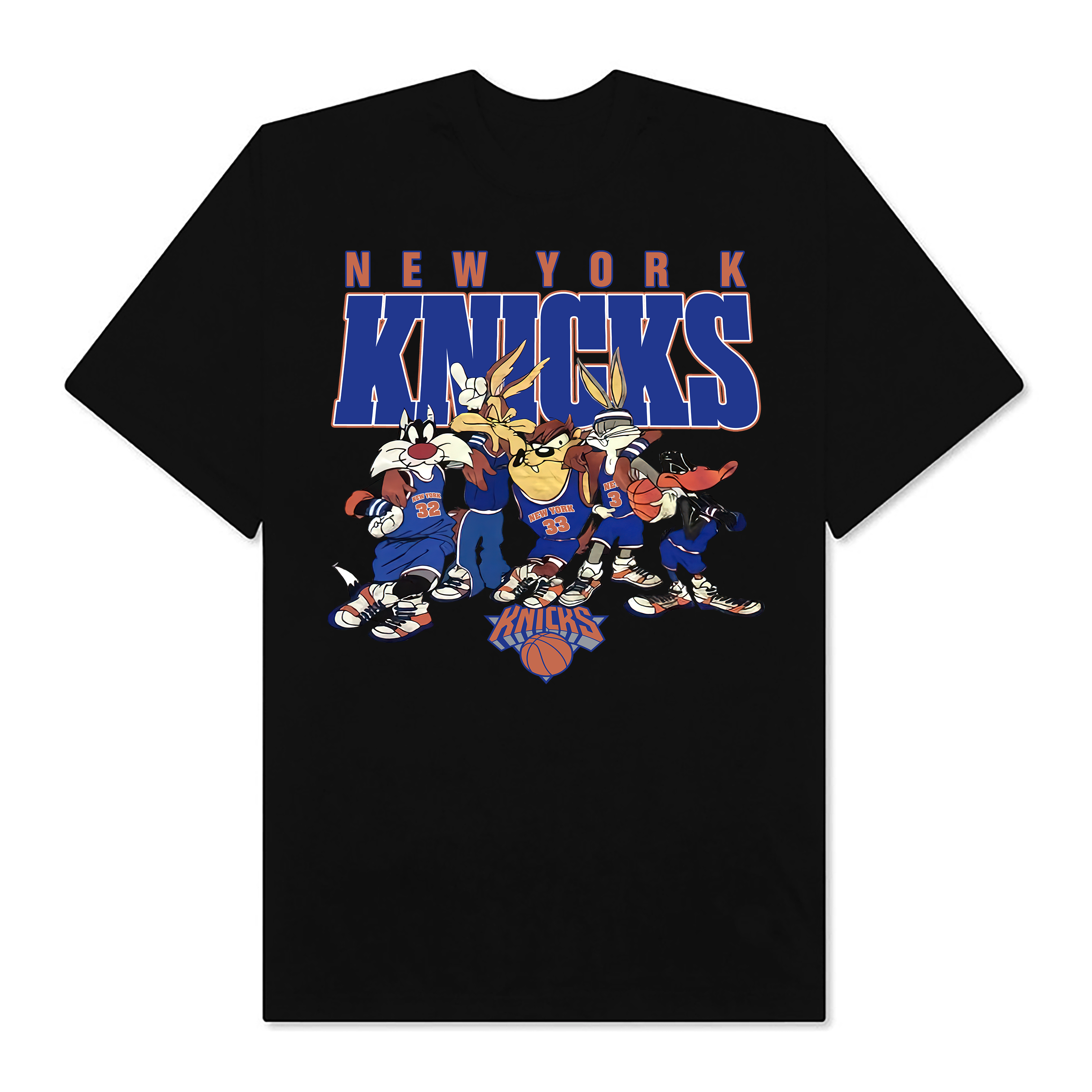 NBA New York Knicks Looney Tunes Basketball Retro T-Shirt