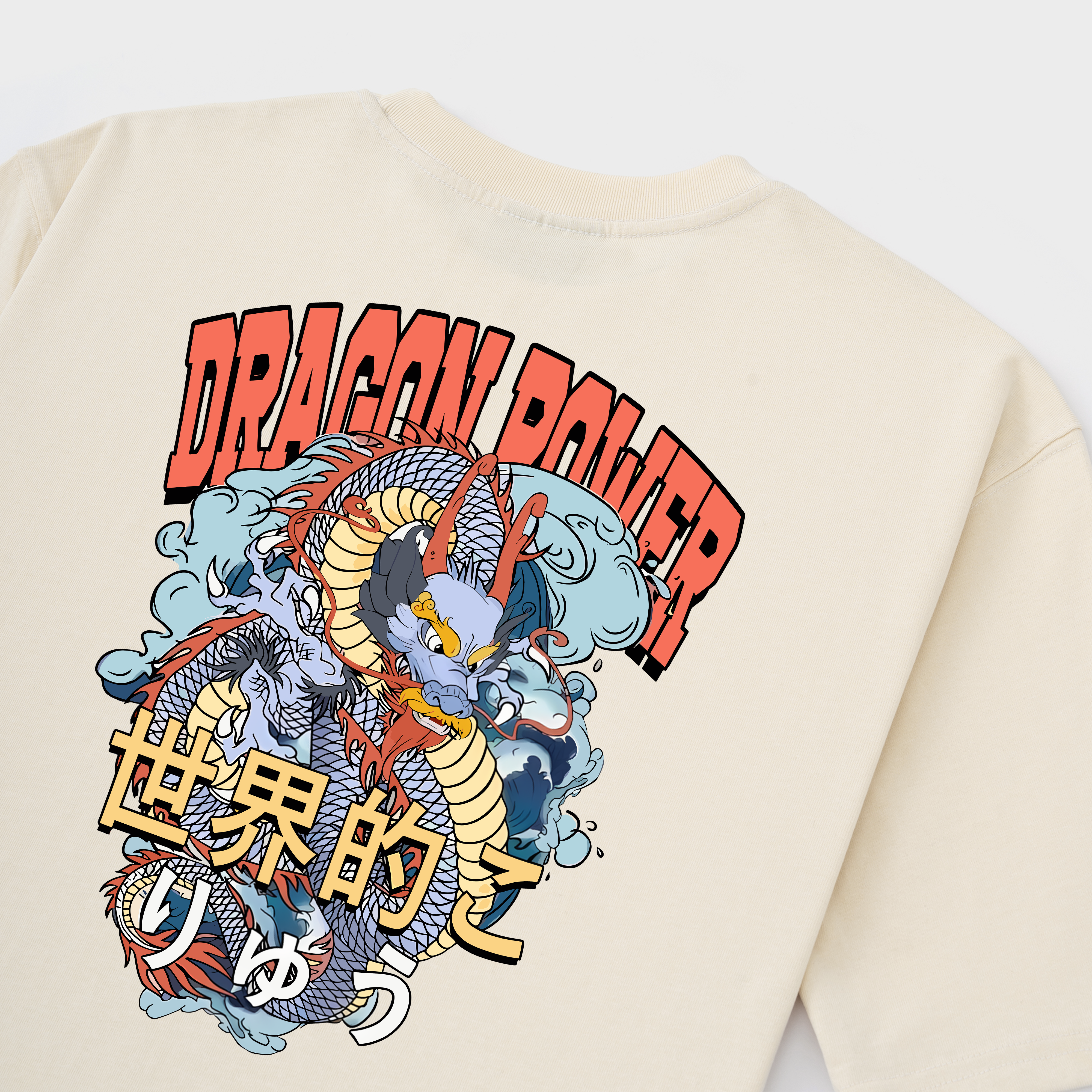 JAPANESE DRAGON POWER T-SHIRT / KEM