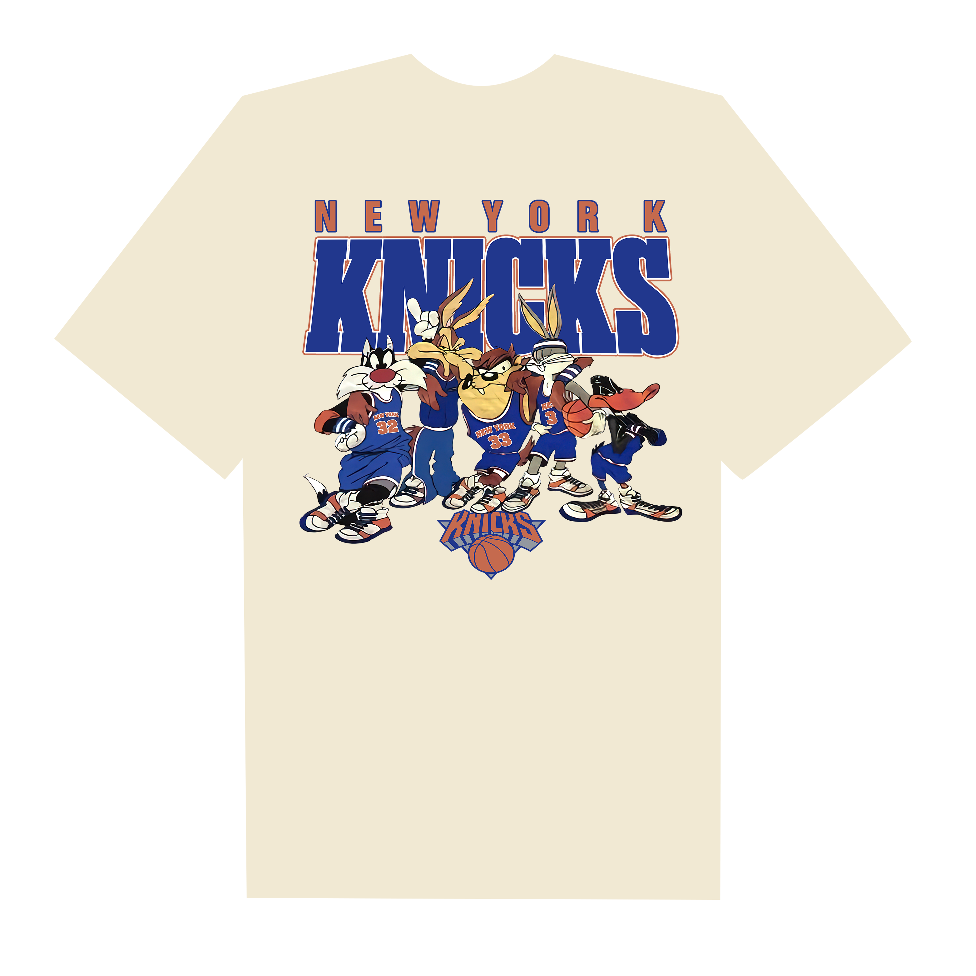 NBA New York Knicks Looney Tunes Basketball Retro T-Shirt