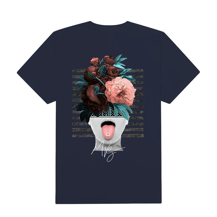 Flash Sale MLB Floral Bloom Girl Retro T-Shirt