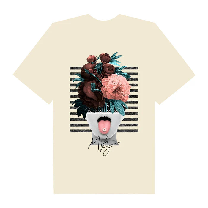 Flash Sale MLB Floral Bloom Girl Retro T-Shirt