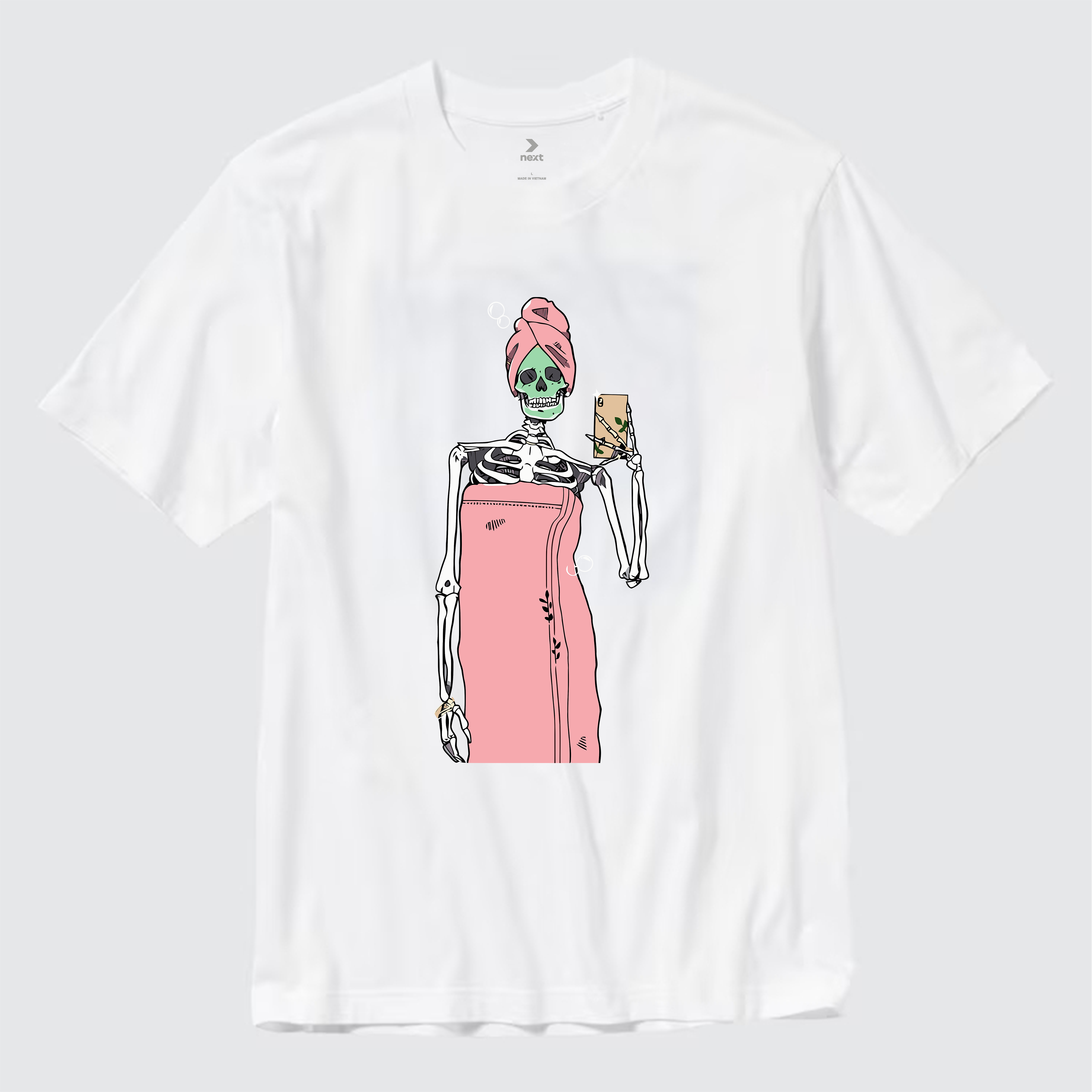 SKULL SEXY T-SHIRT / TRẮNG