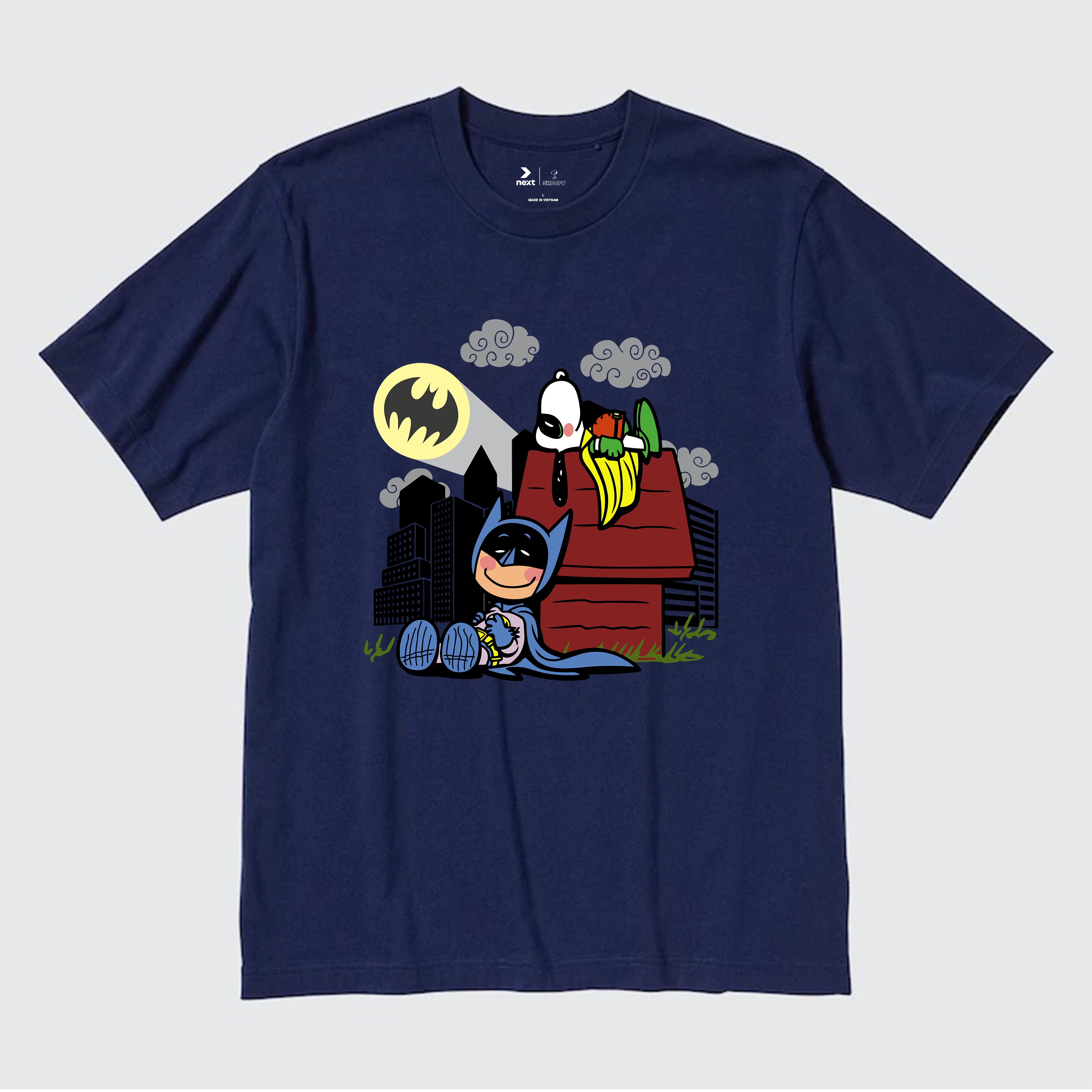 Flash Sale SNOOPY CAPED NUTS T-SHIRT / NAVY