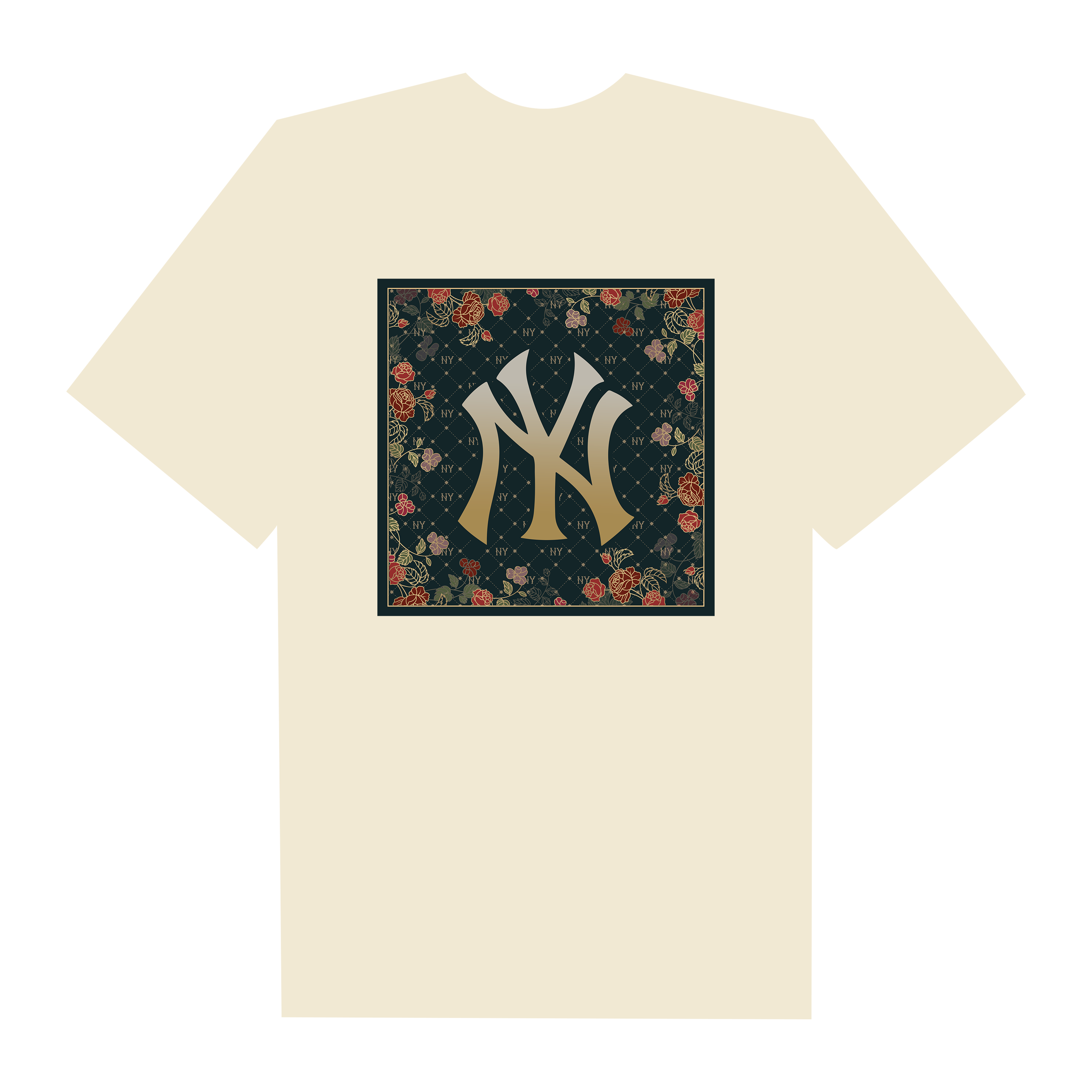 MLB Flower New York Yankees T-Shirt