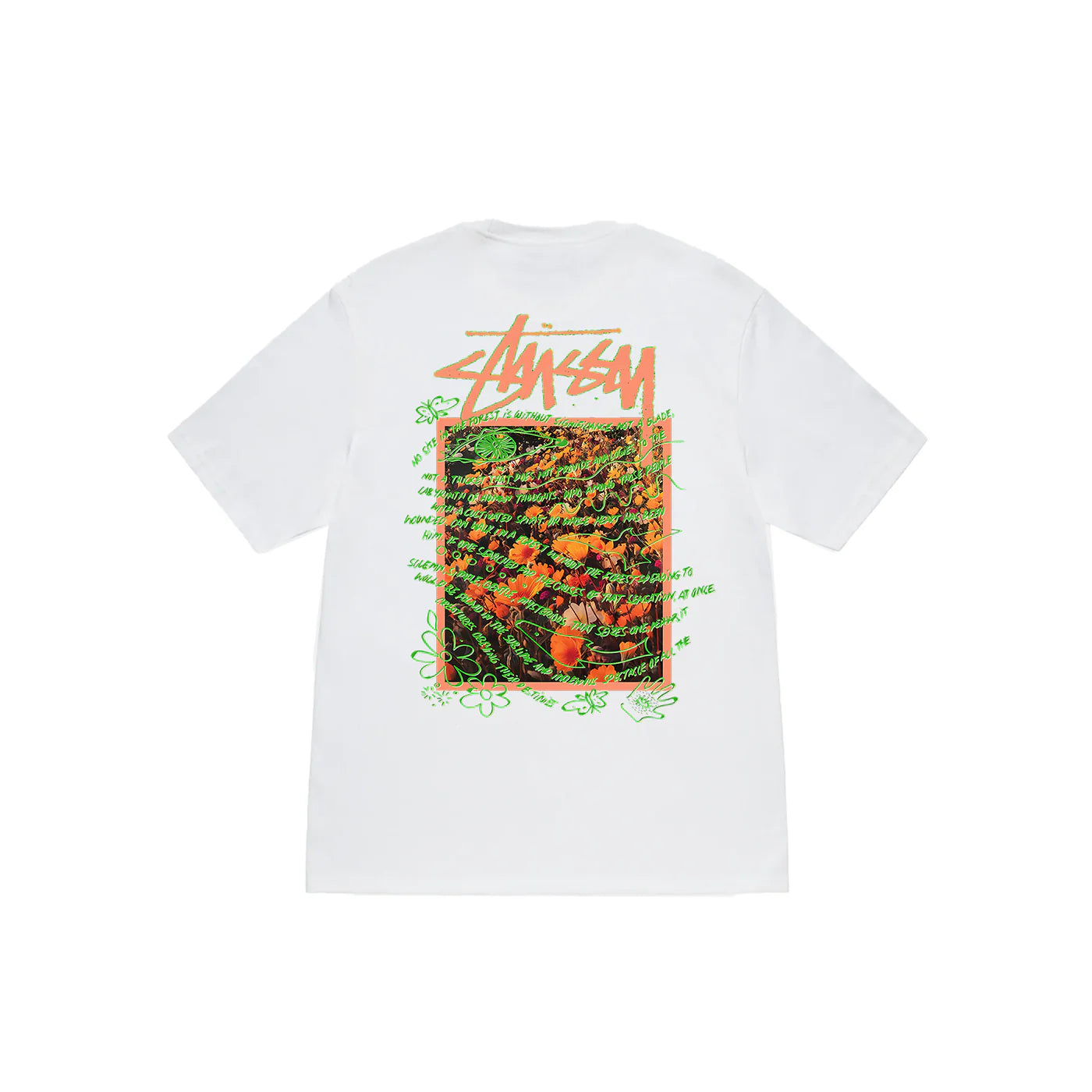 Flash Sale Stussy Flower T-Shirt