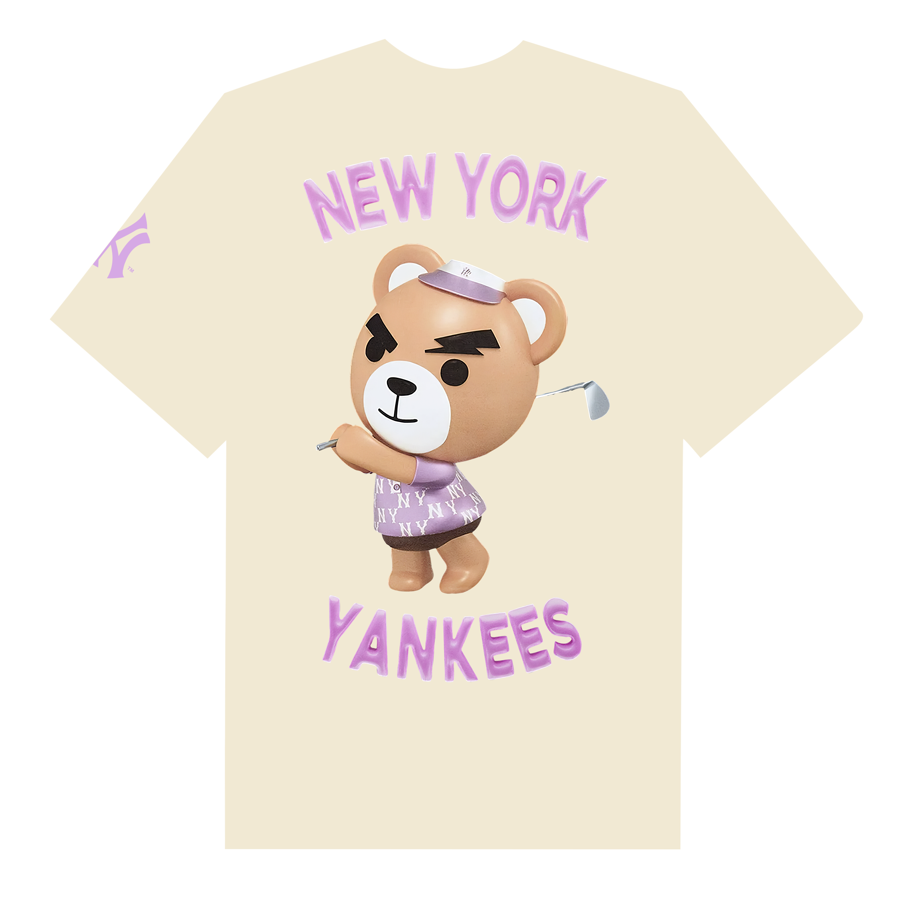 MLB New York Yankees Bear Purple T-Shirt