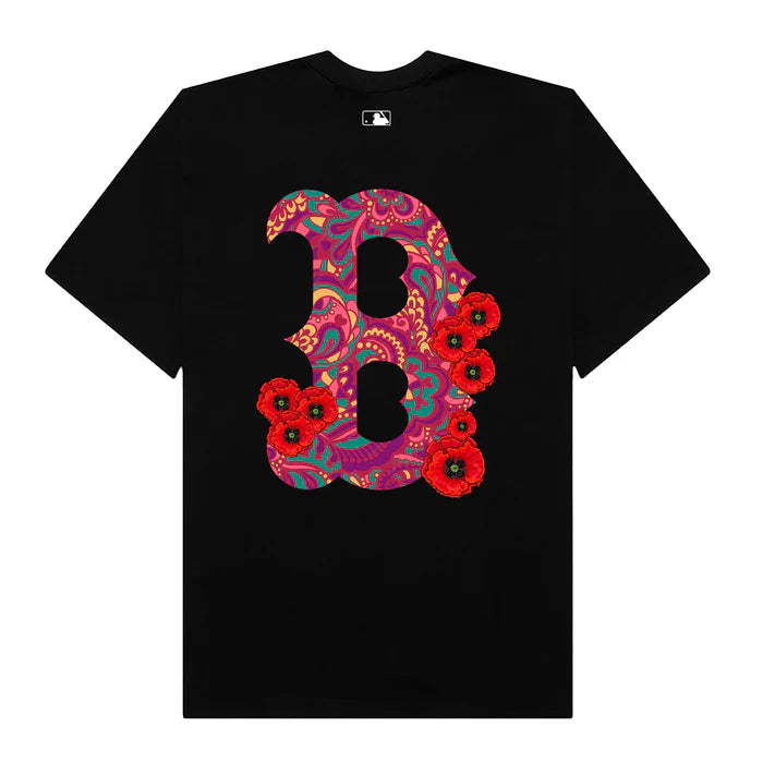 Flash Sale MLB Floral Big B Logo Tropical T-Shirt