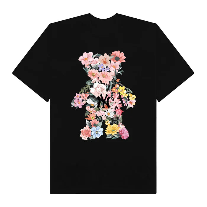 Flash Sale MLB Floral Teaddy Bear Flower T-Shirt