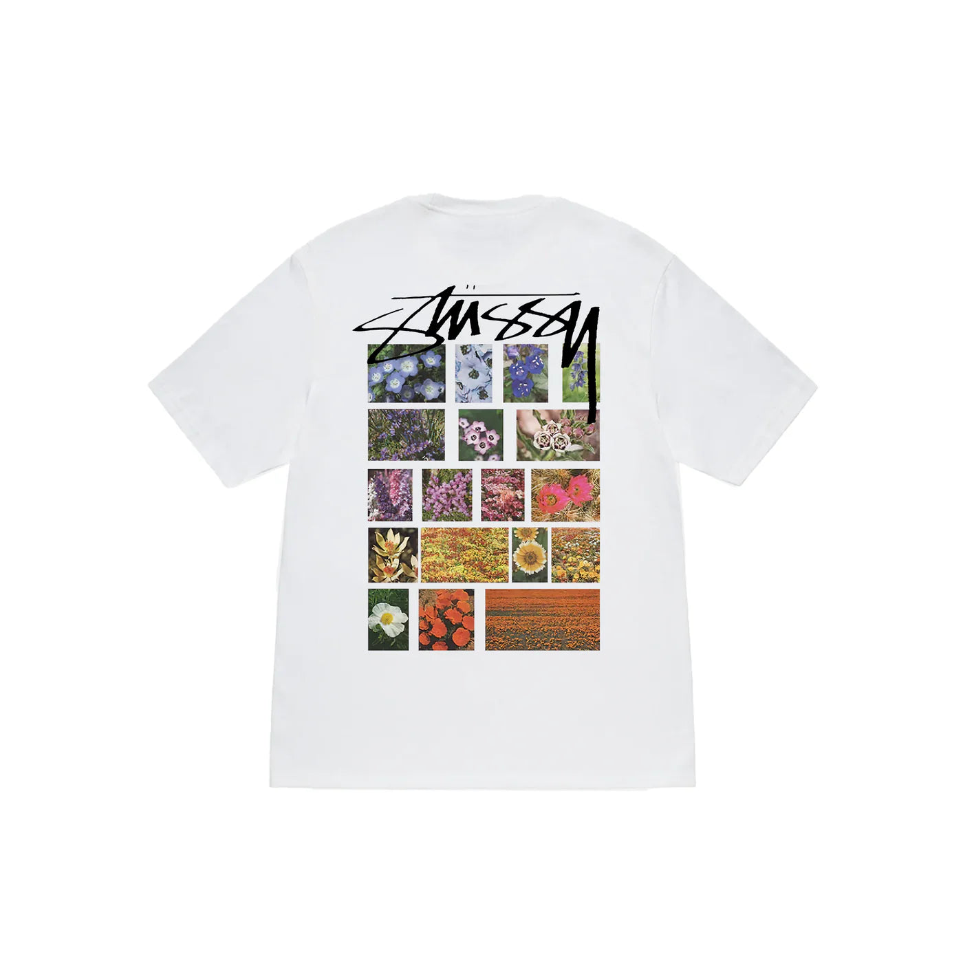 Flash Sale Stussy Flower Grid Pigment T-Shirt