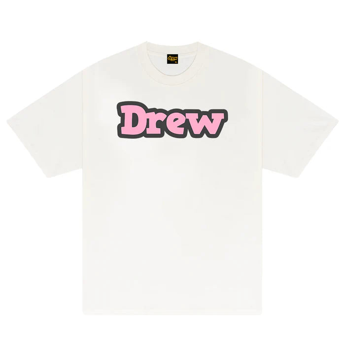 Flash Sale Drew Serif Text T-Shirt