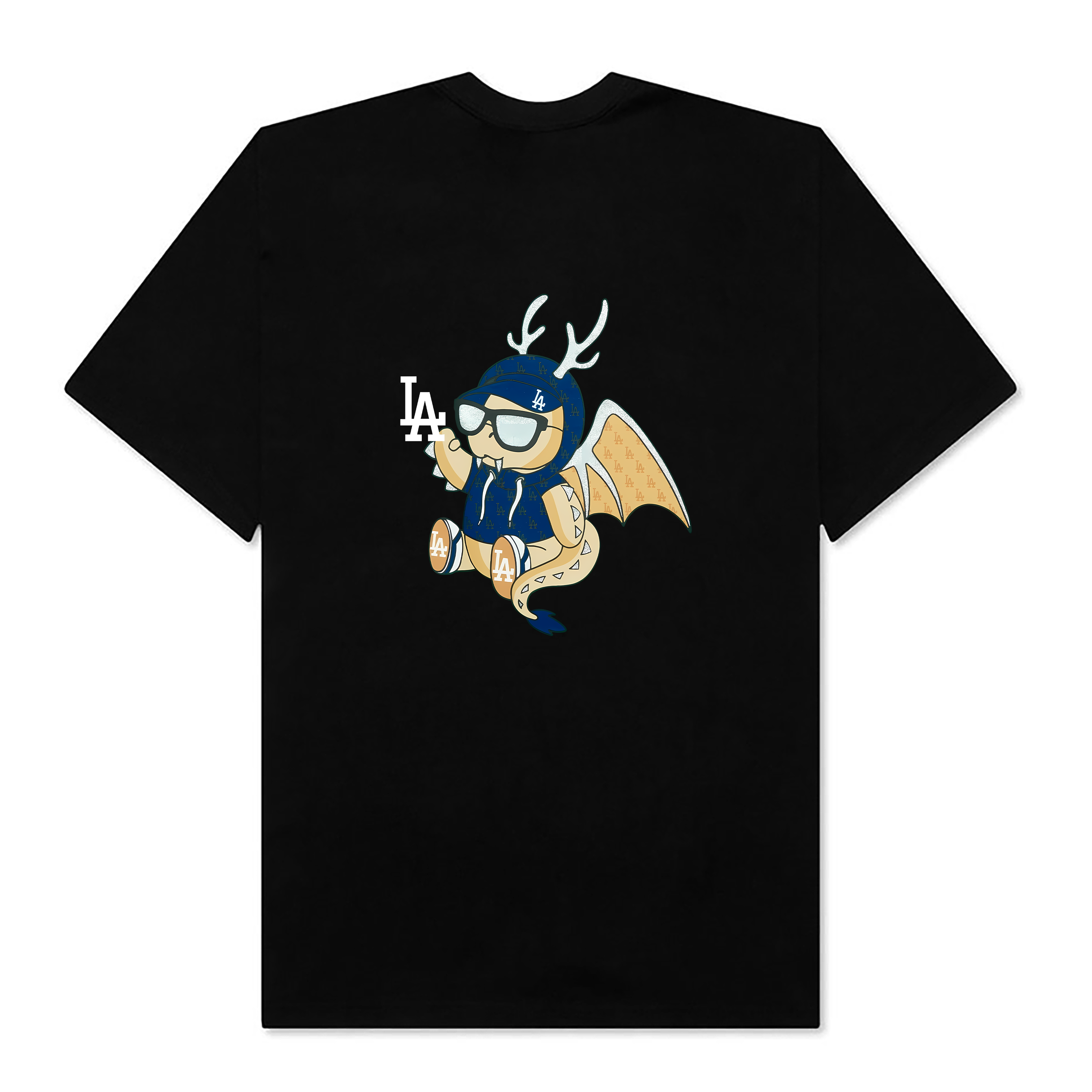 MLB Korea New Year Dragon LA Dodgers T-Shirt