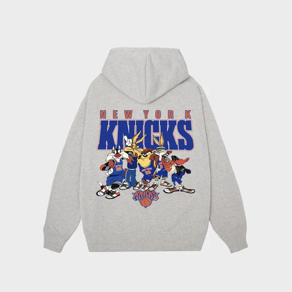 Flash Sale NBA New York Knicks Looney Tunes Basketball Retro Hoodie