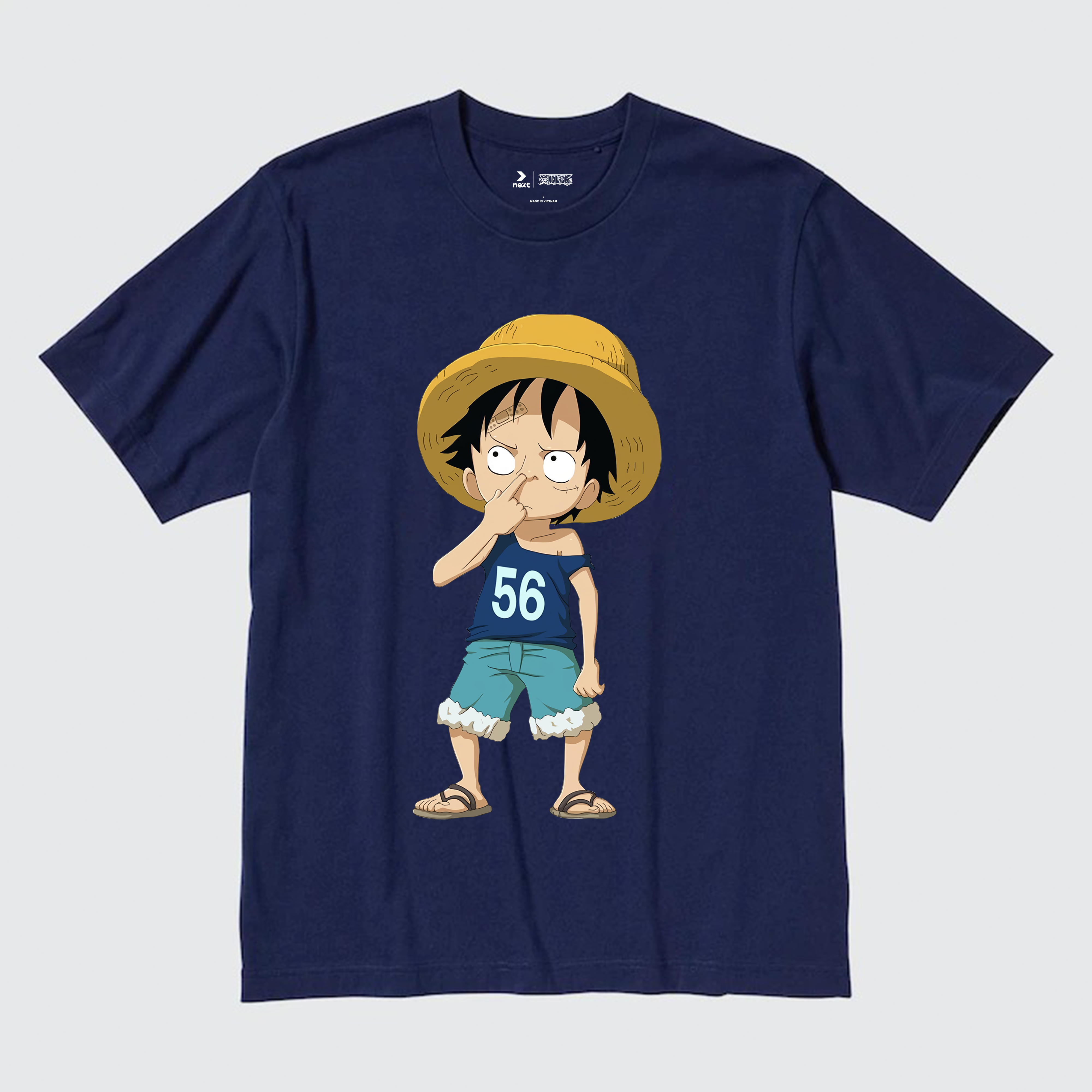 ONE PIECE LUFFY T-SHIRT / NAVY