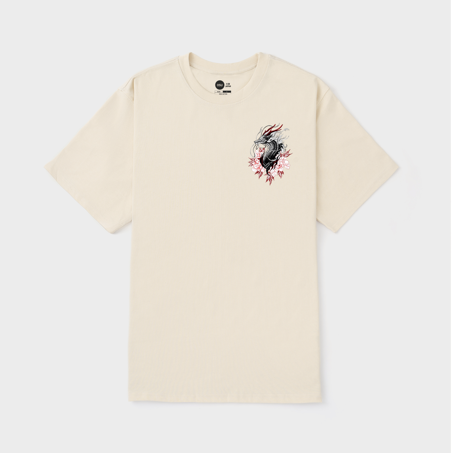 JAPANESE DRAGON T-SHIRT 'GHIDORAH' / KEM