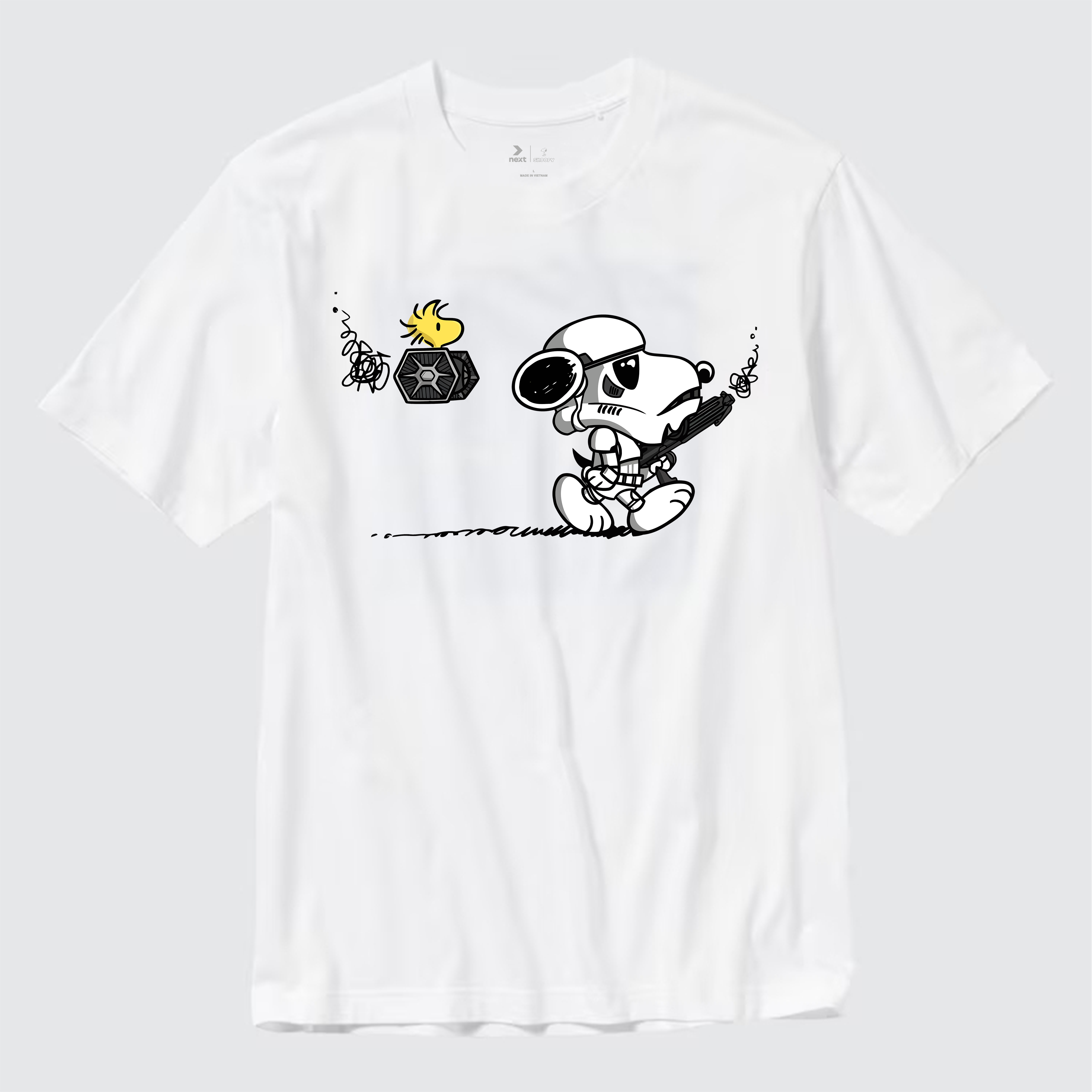 SPOOPY TREND T-SHIRT / TRẮNG