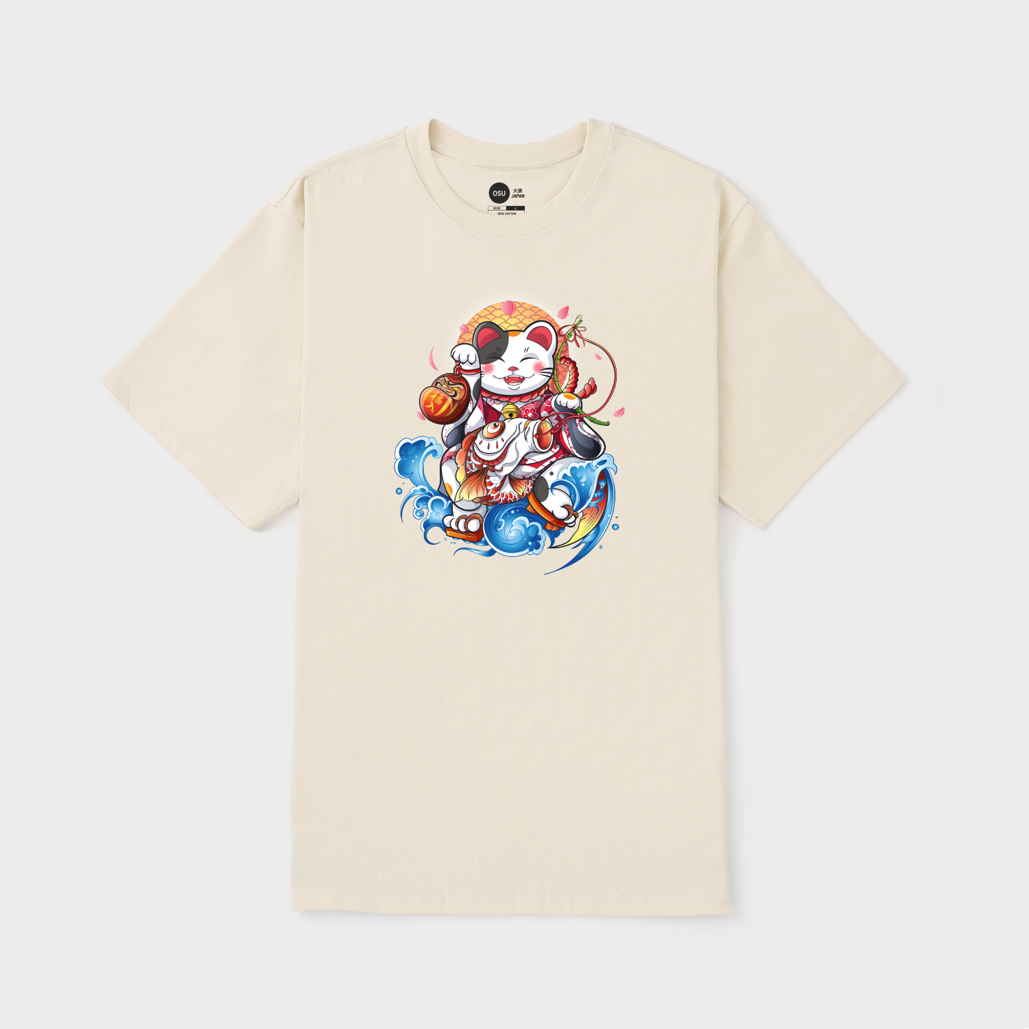 CAT MANEKI NEKO T-SHIRT / KEM