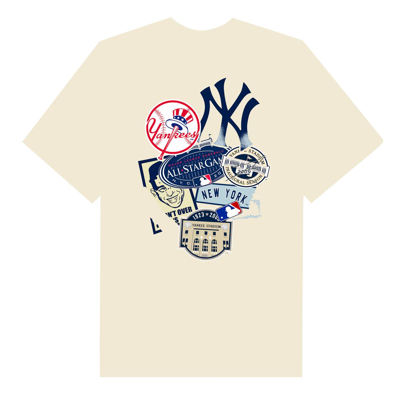 Flash Sale MLB New York Yankees Logos History T-Shirt