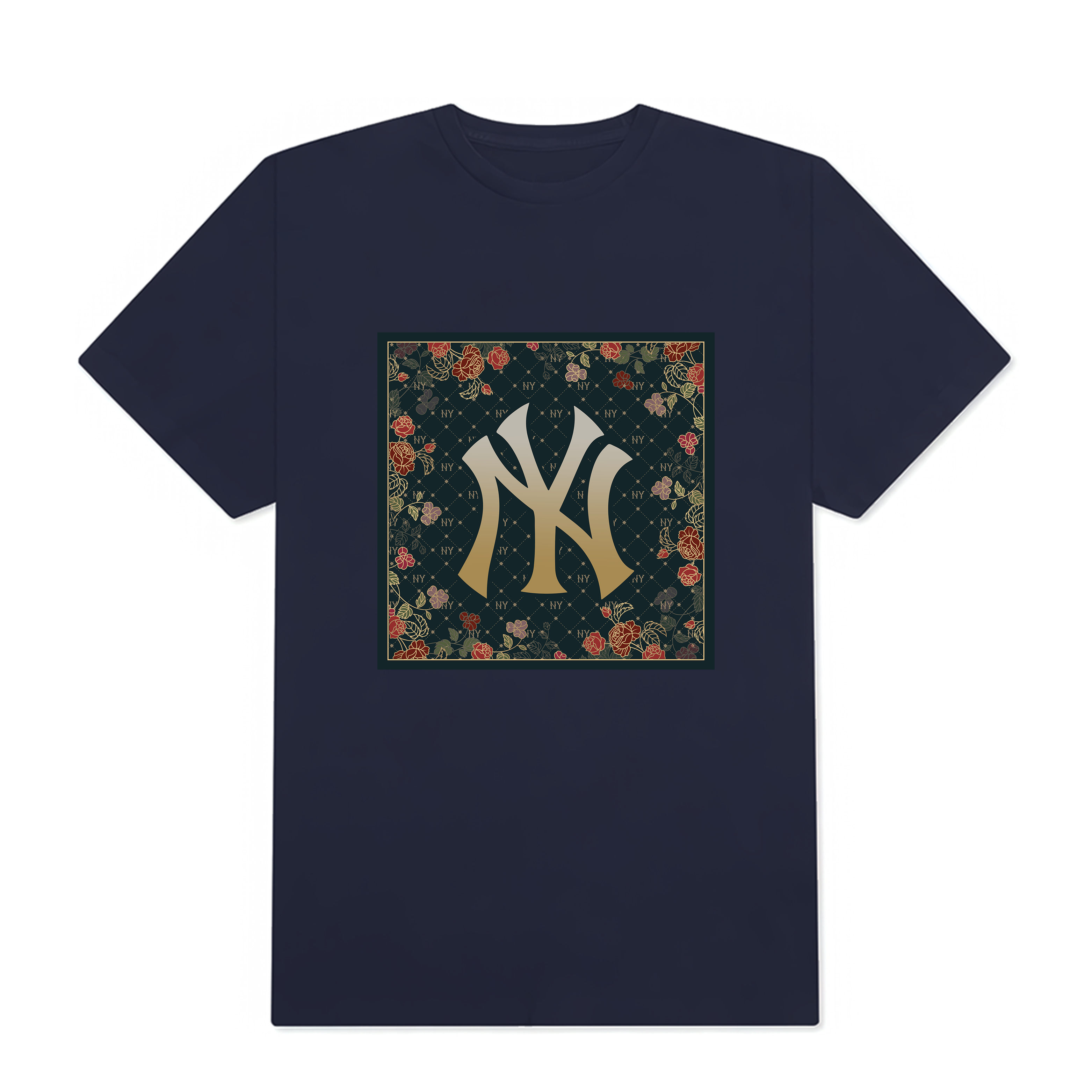 MLB Flower New York Yankees T-Shirt