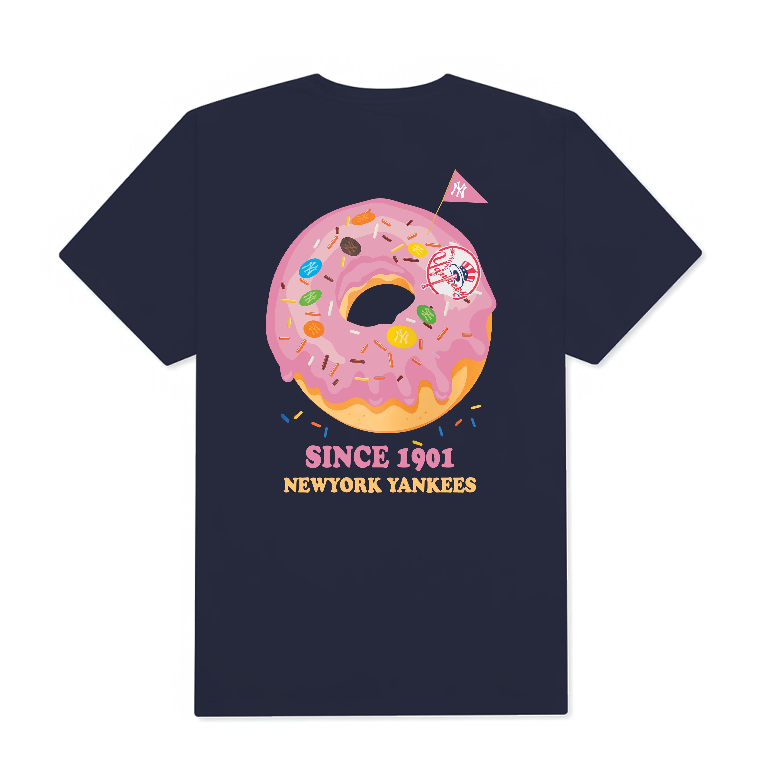 MLB New York Yankees Cake Pink T-Shirt