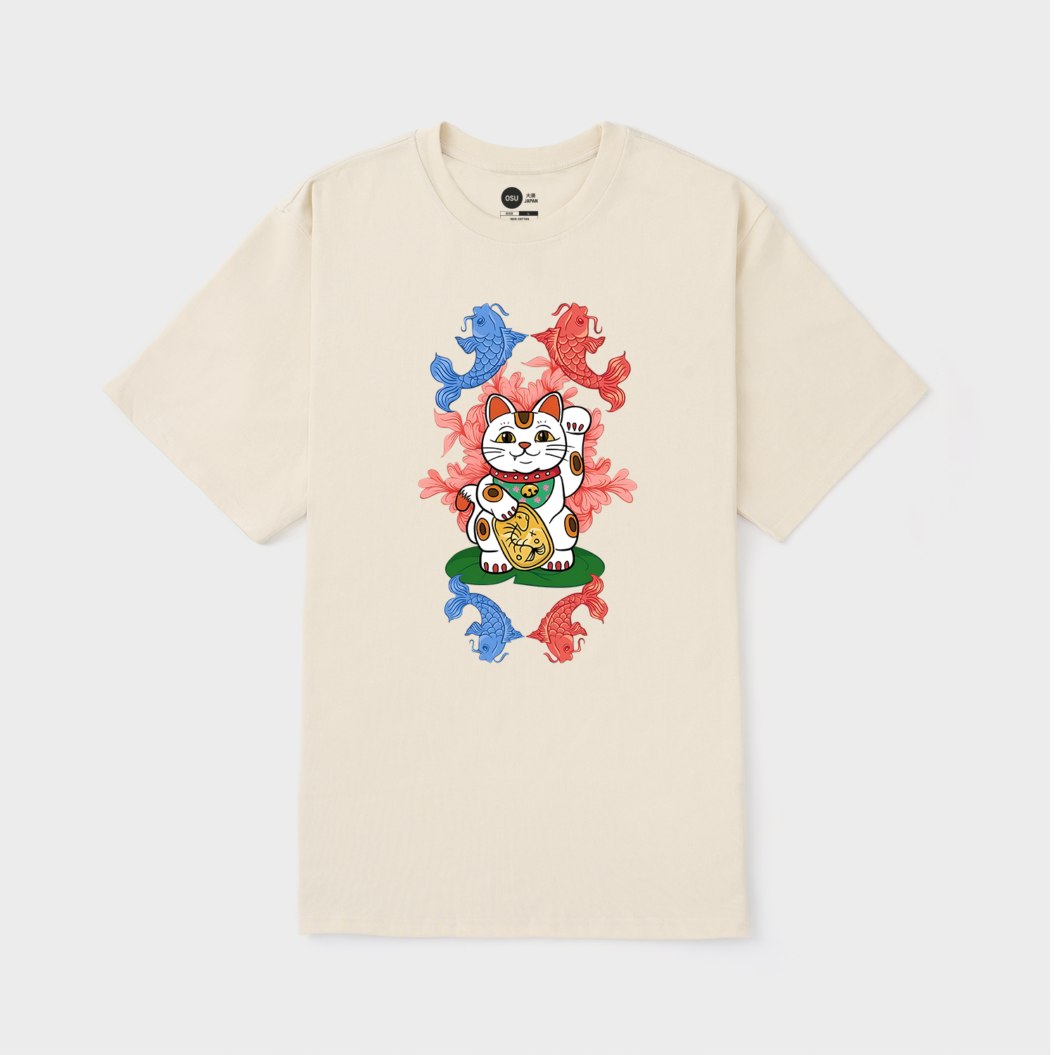 JAPANESE LUCKY CAT T-SHIRT / KEM