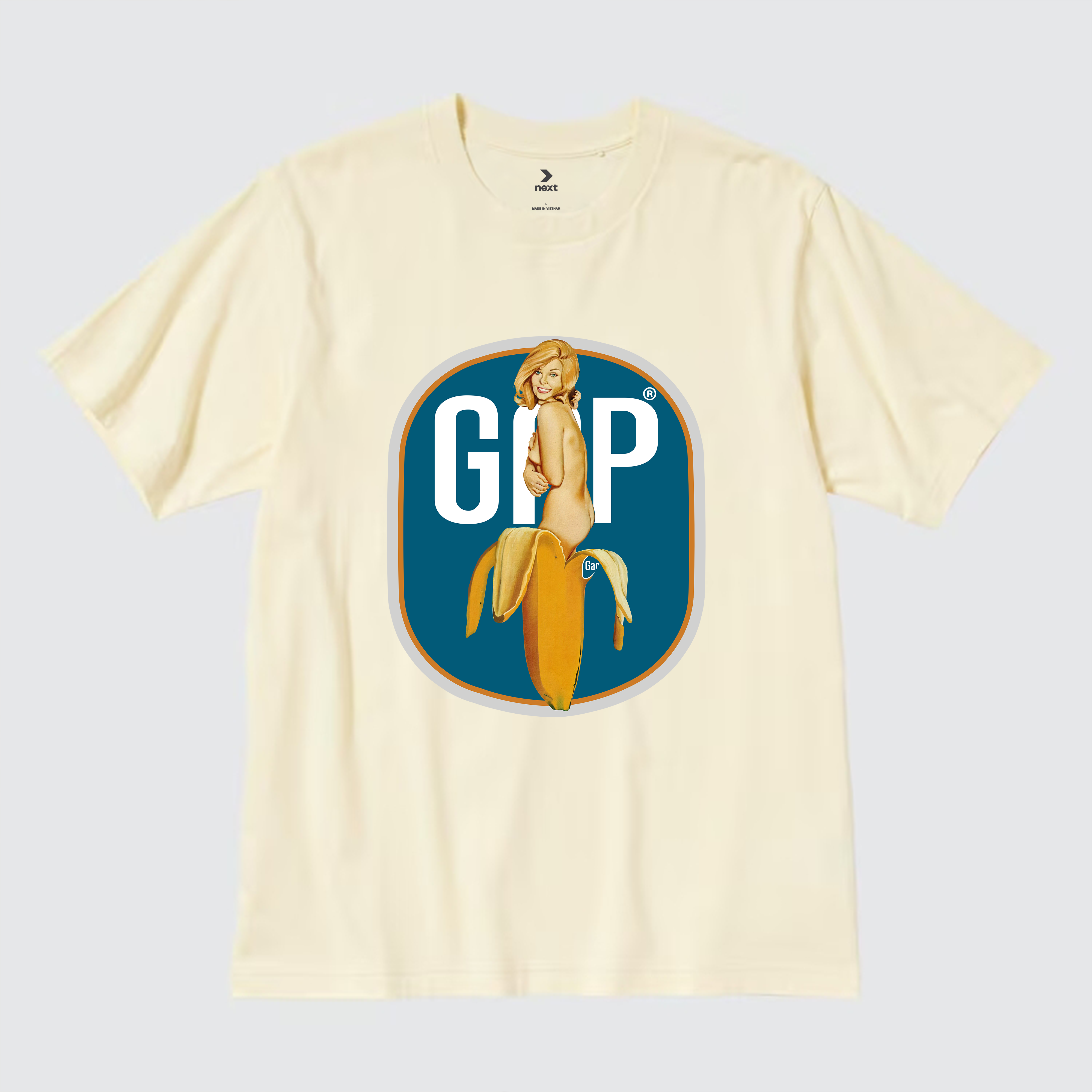 GIRL SEXY AND BANANA T-SHIRT / KEM