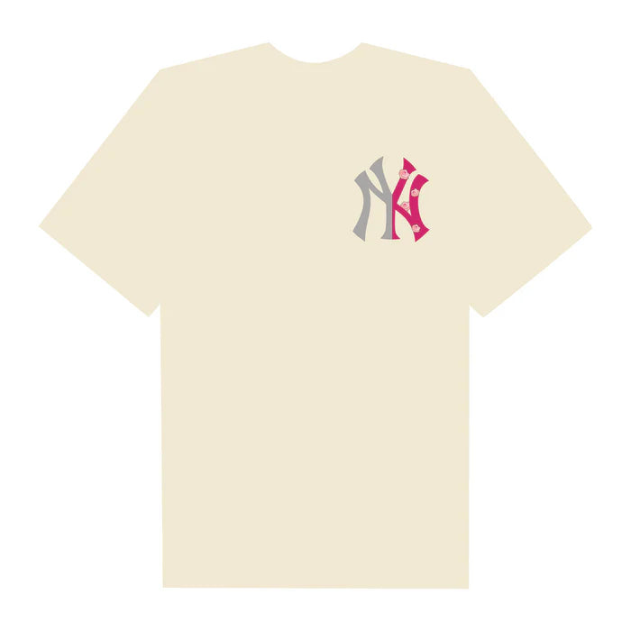 Flash Sale MLB Floral Pink Rose T-Shirt