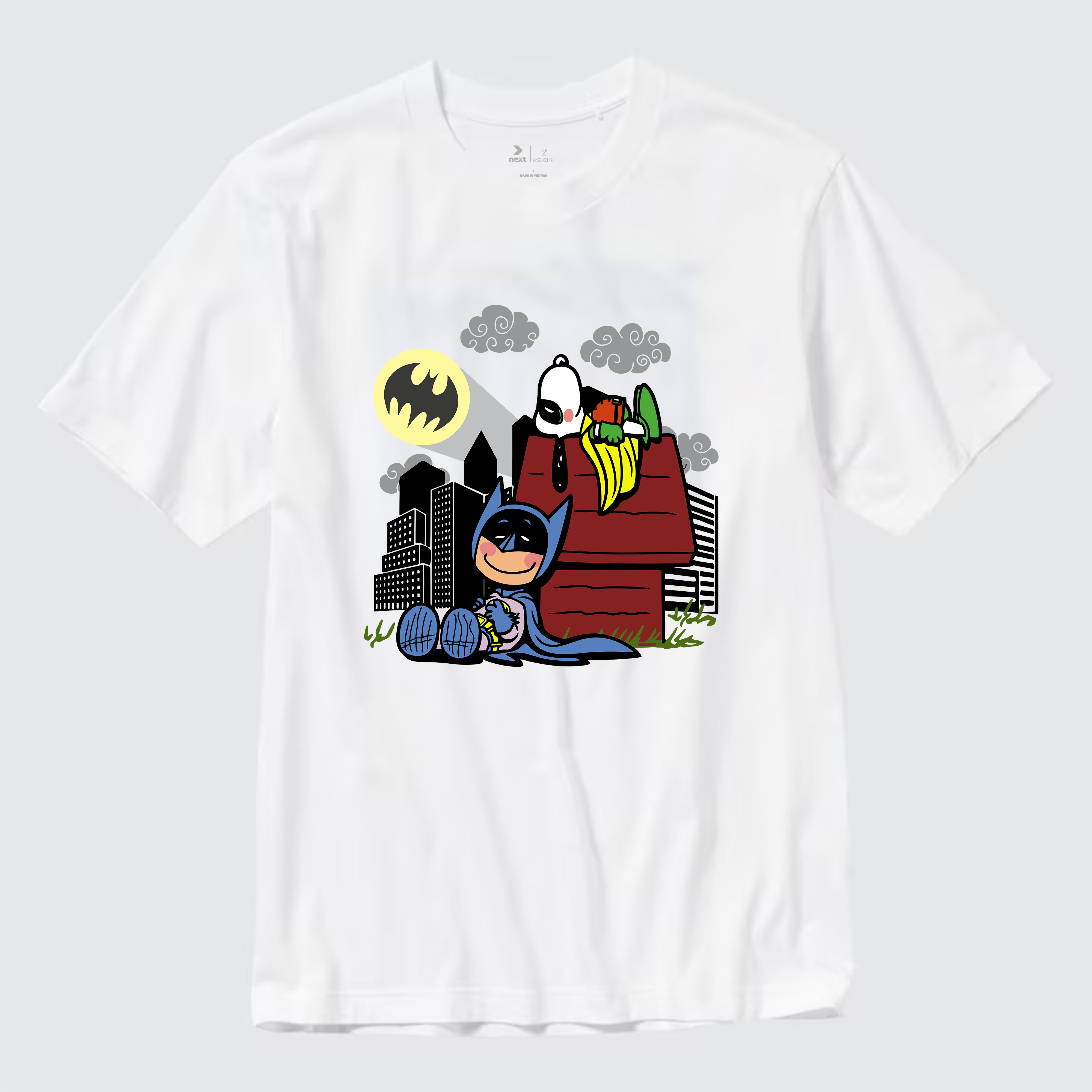 SNOOPY CAPED NUTS T-SHIRT / TRẮNG