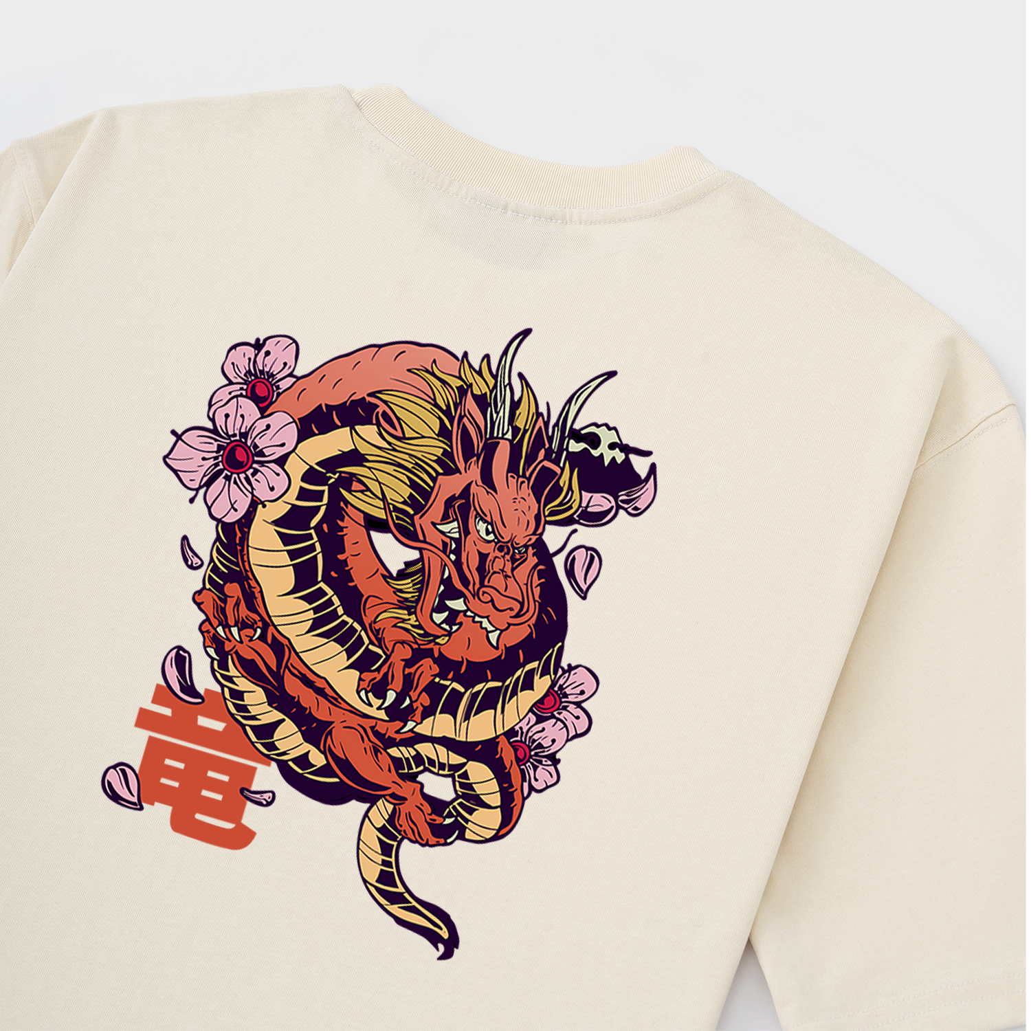 JAPANISCH FANTASIE DRACHEN HERREN BAUMWOLLE MAGLIETTA T-SHIRT / KEM