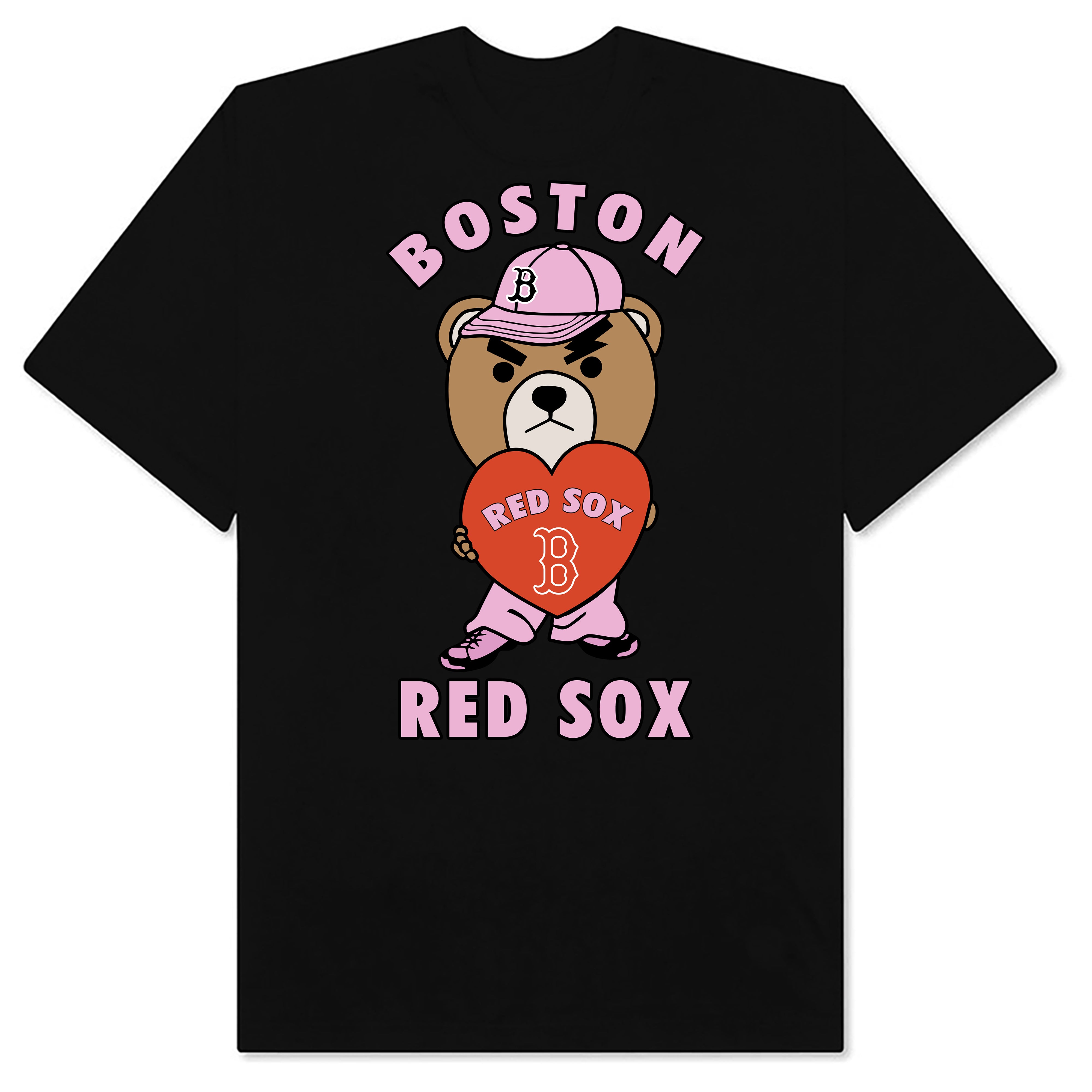 MLB Boston Red Sox Bear Heart T-Shirt