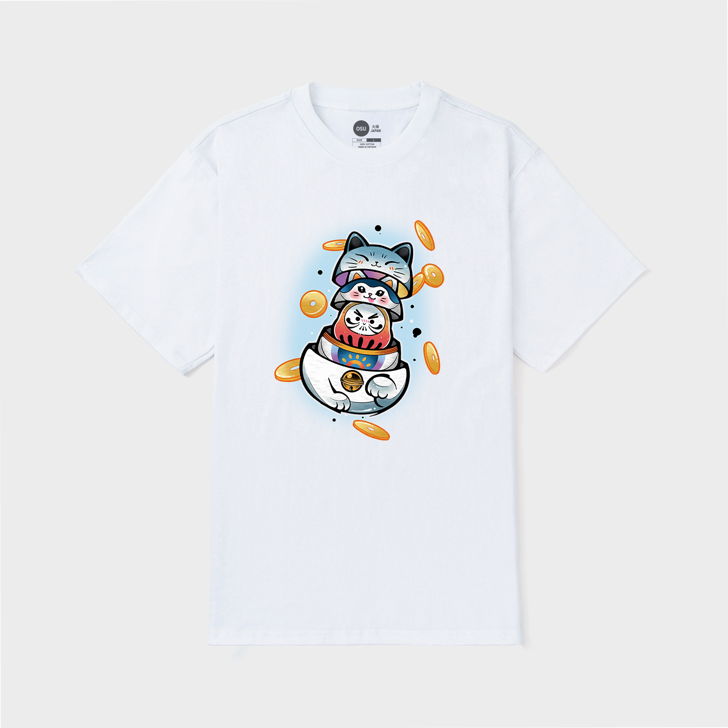 MIOKI TATTOO T-SHIRT / TRẮNG