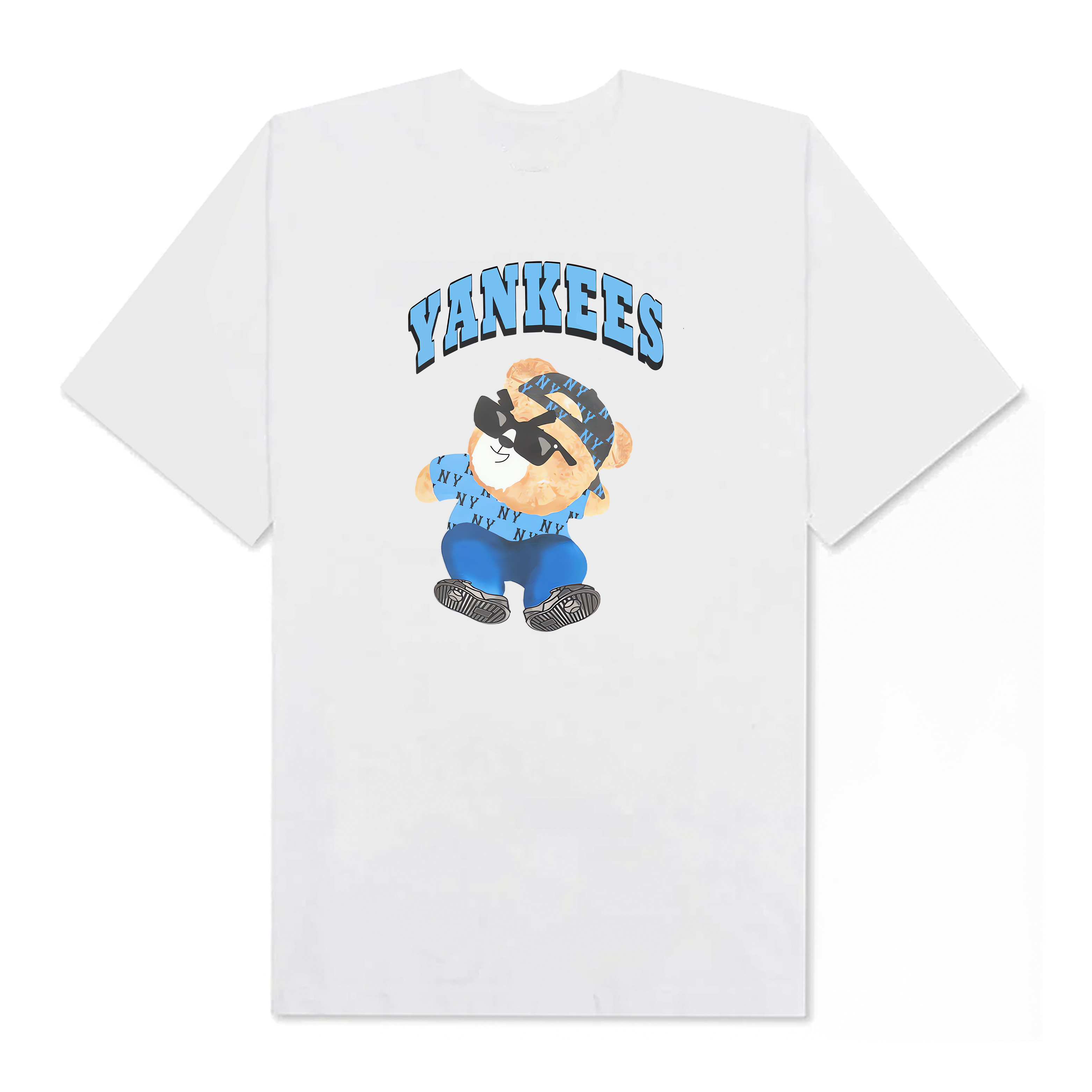 MLB Korea Summer Mega Bear New York Yankees Ivory T-Shirt