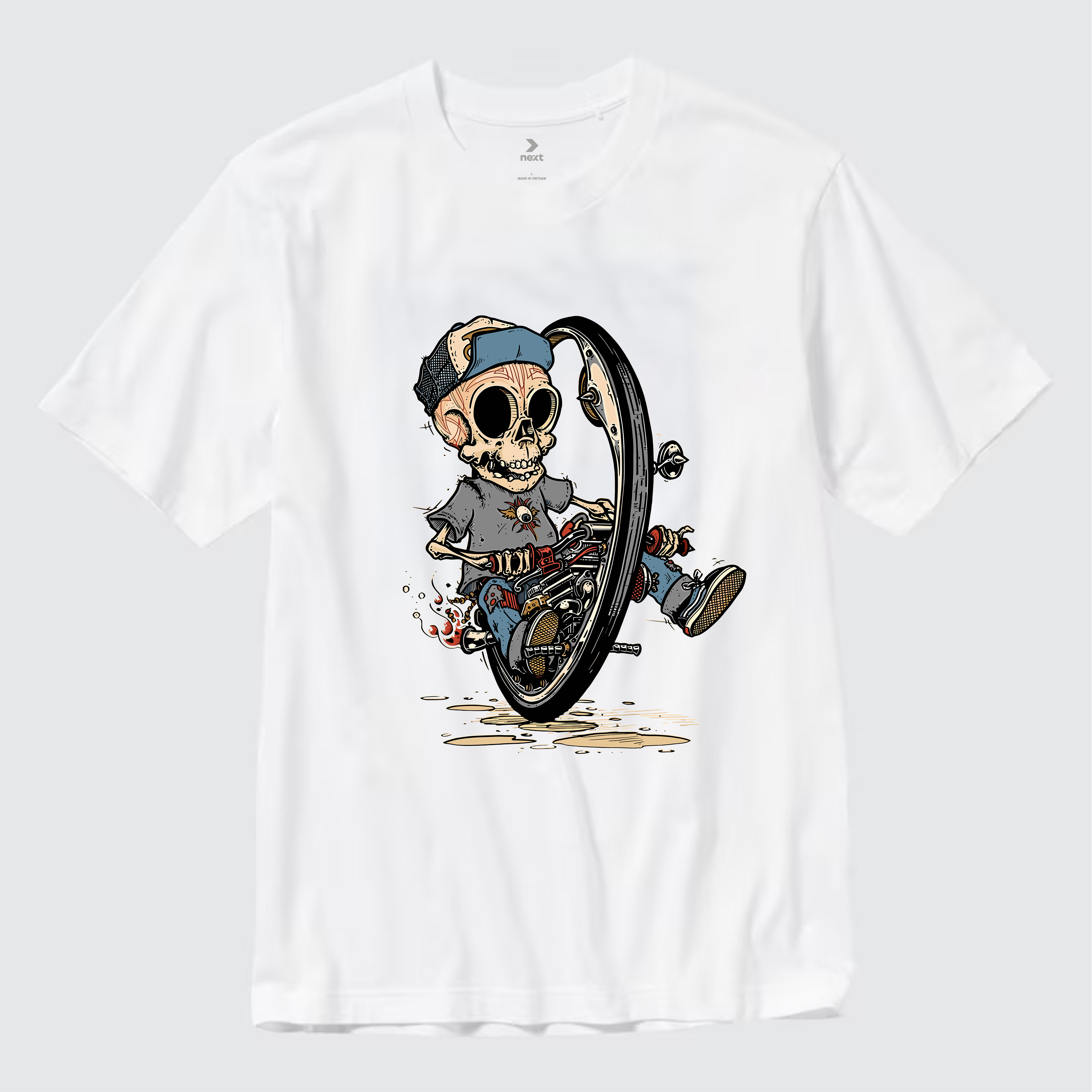 SKULL BABY T-SHIRT / TRẮNG