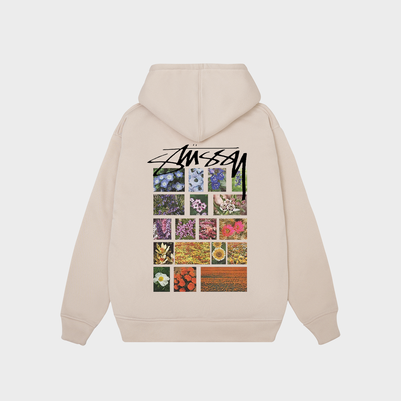 Stussy Flower Grid Pigment Hoodie