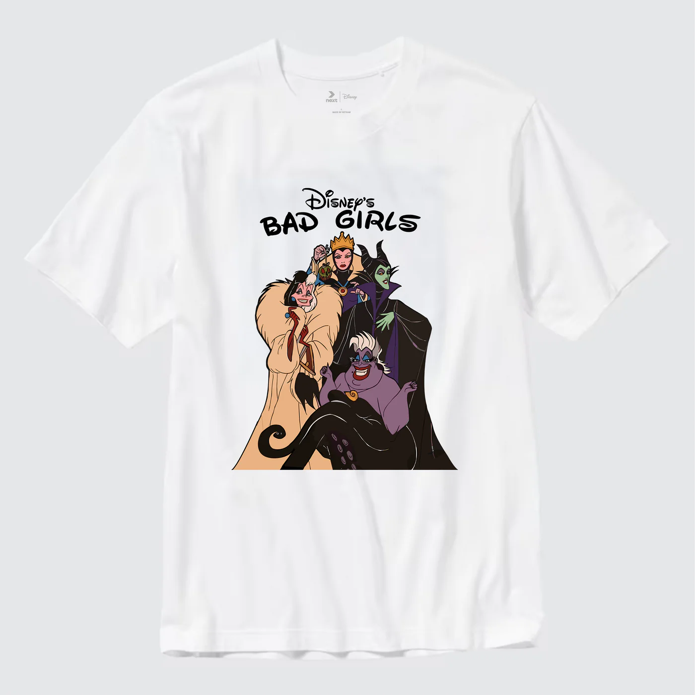 Flash Sale DISNEY'S BAD GIRLS VILLAINS PAINTED T-SHIRT / TRẮNG