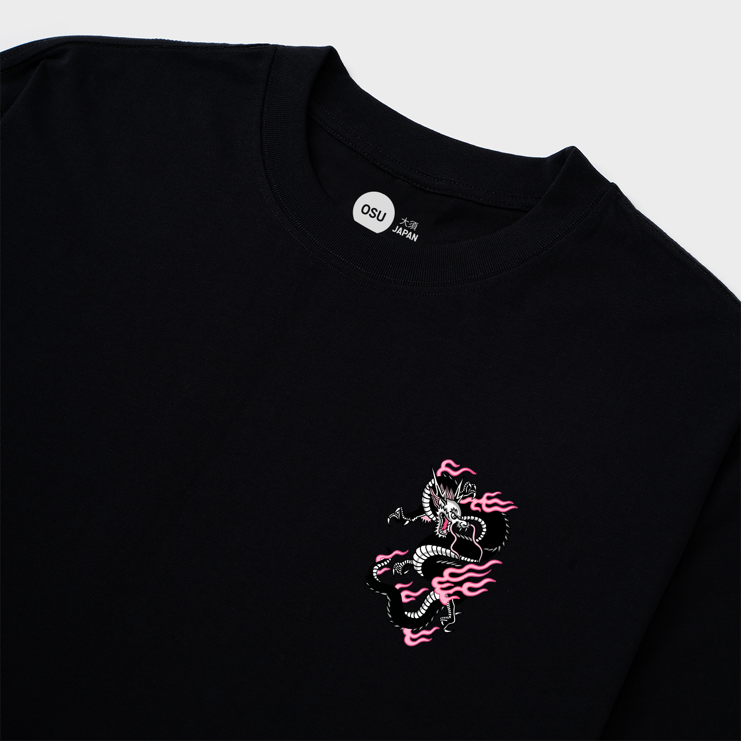 JAPANESE DRAGON PINK T-SHIRT / ĐEN