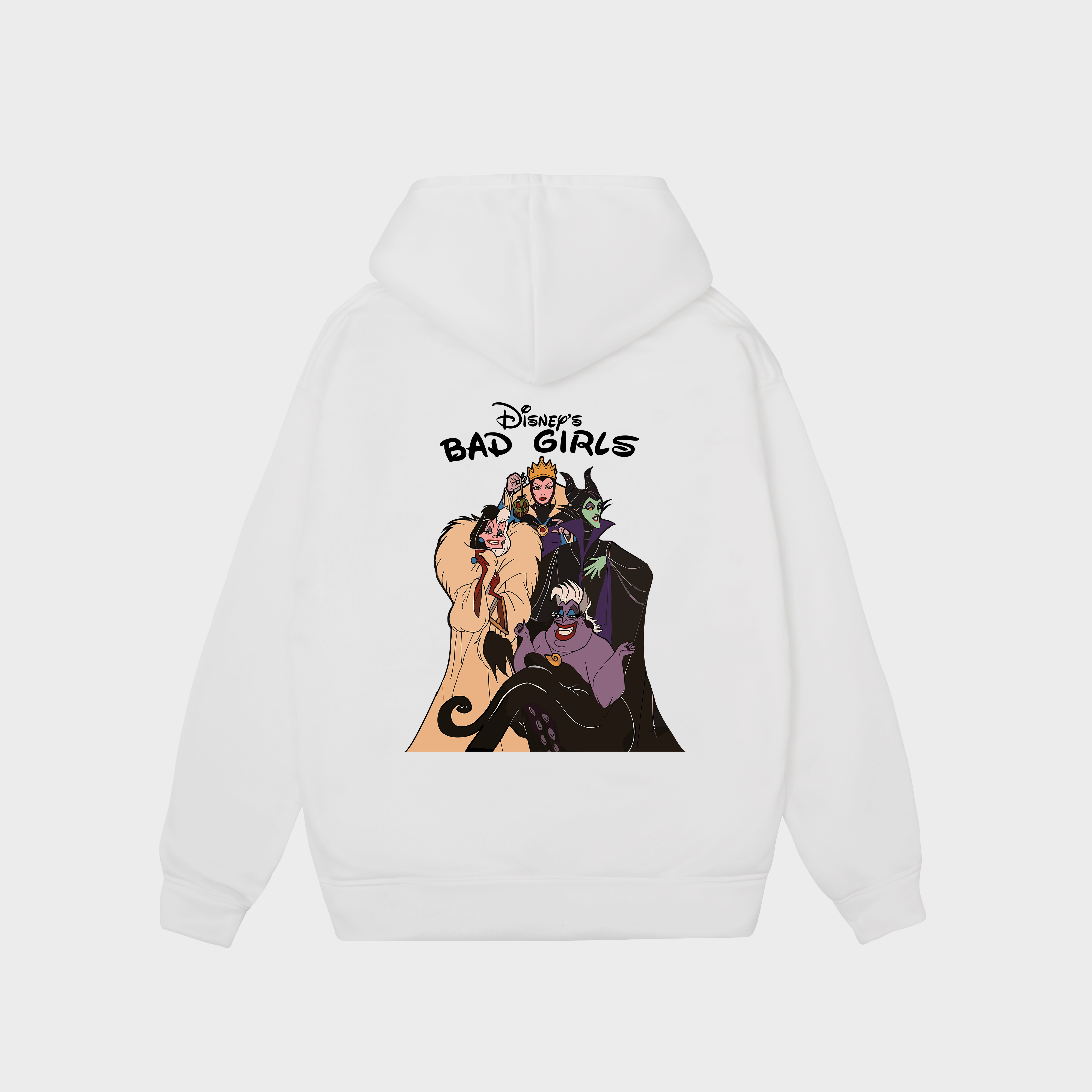 DISNEY'S BAD GIRLS VILLAINS PAINTED HOODIE / TRẮNG