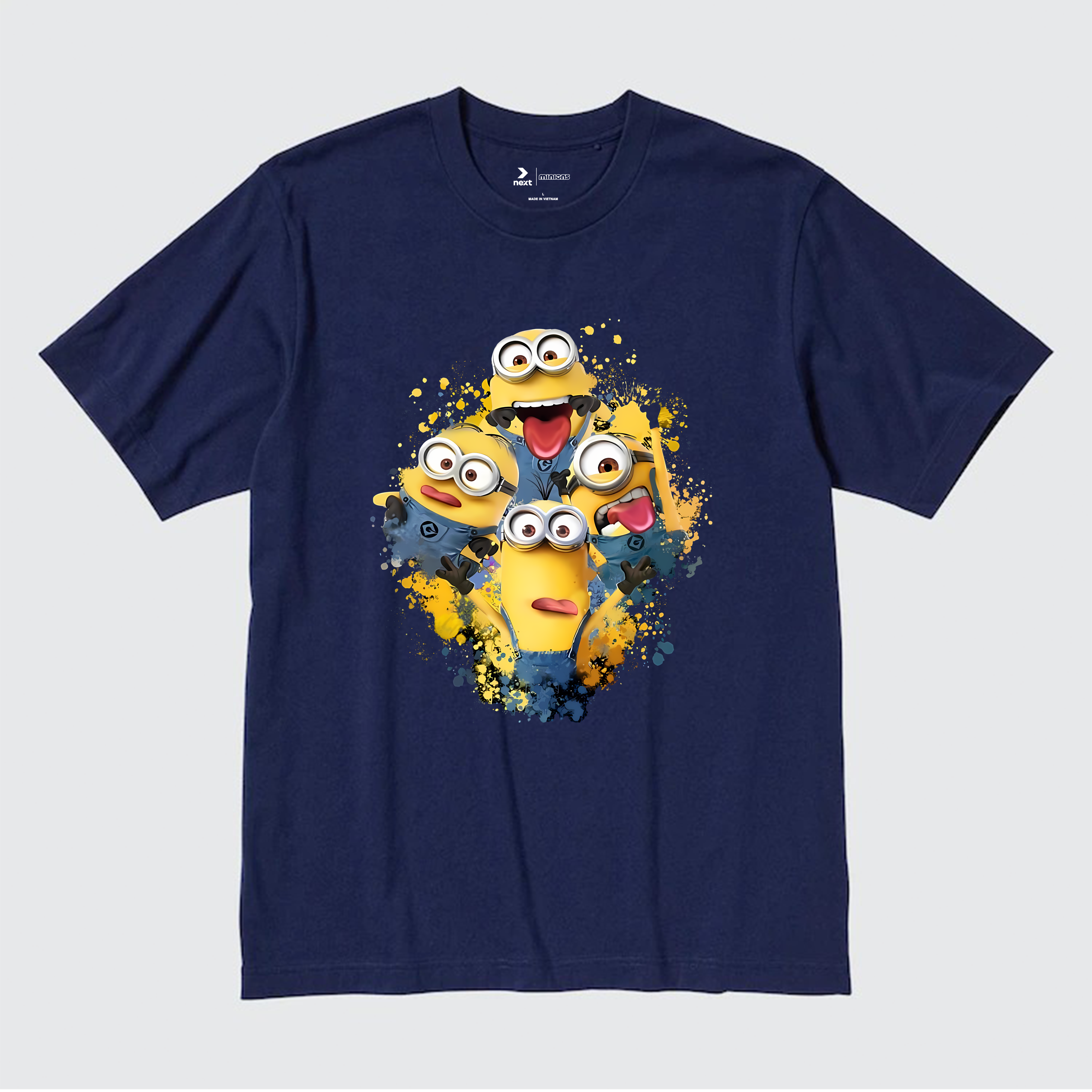 MINIONS WOOOOOOOOWWW MINIONS T-SHIRT / NAVY