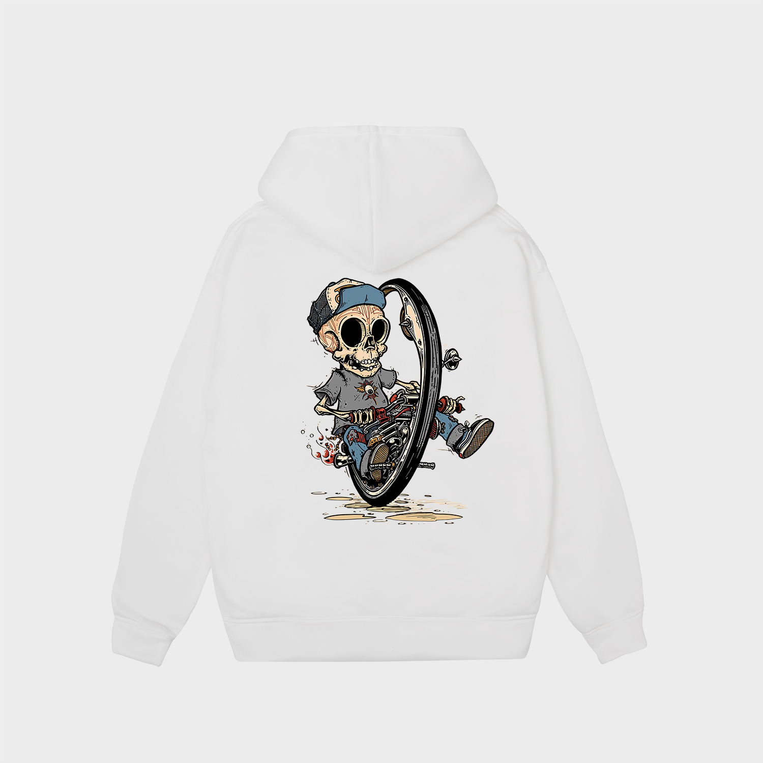 SKULL BABY HOODIE / TRẮNG