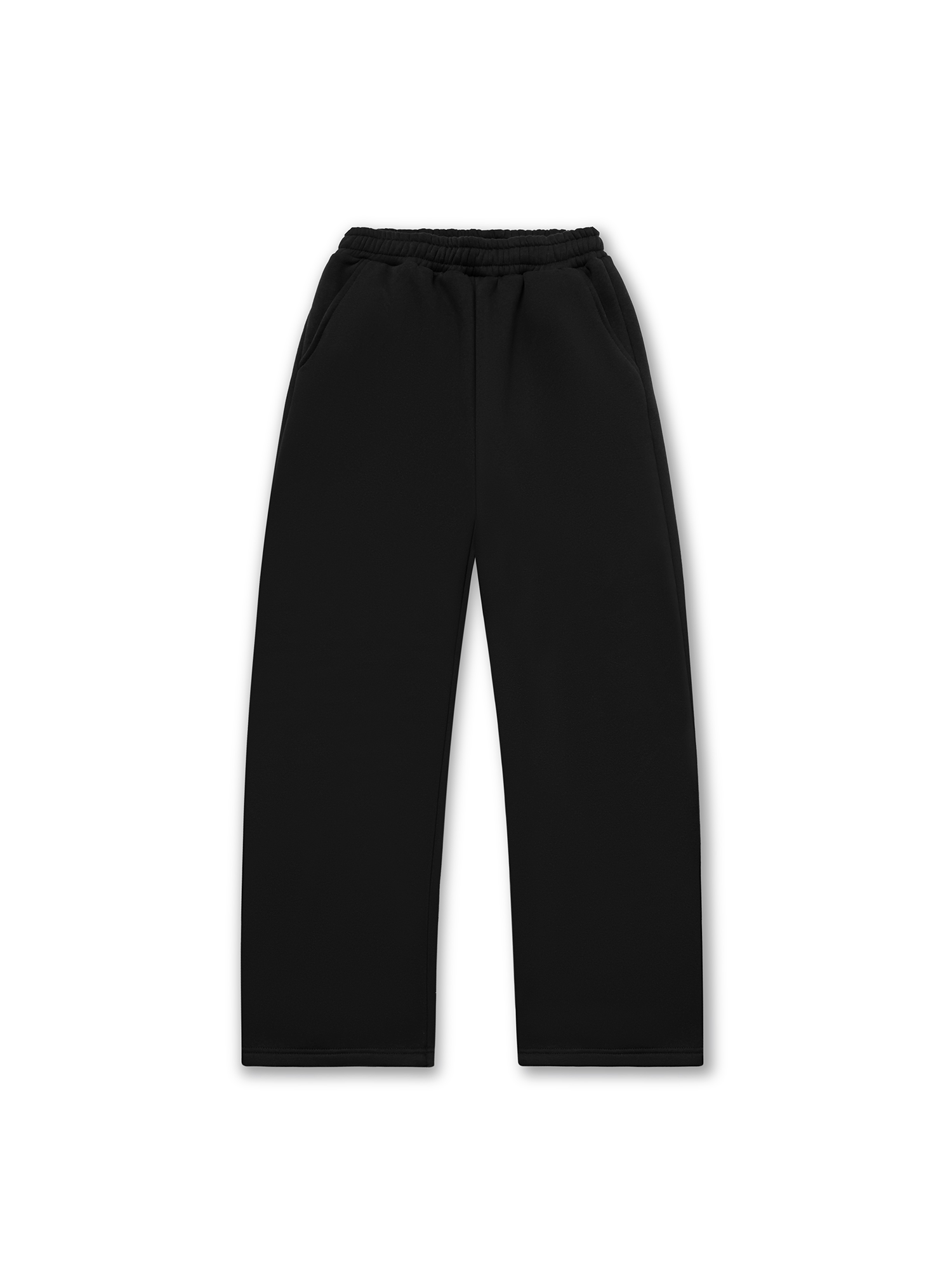 Quần Ống Suông Nỉ Bông Cotton USA Basic