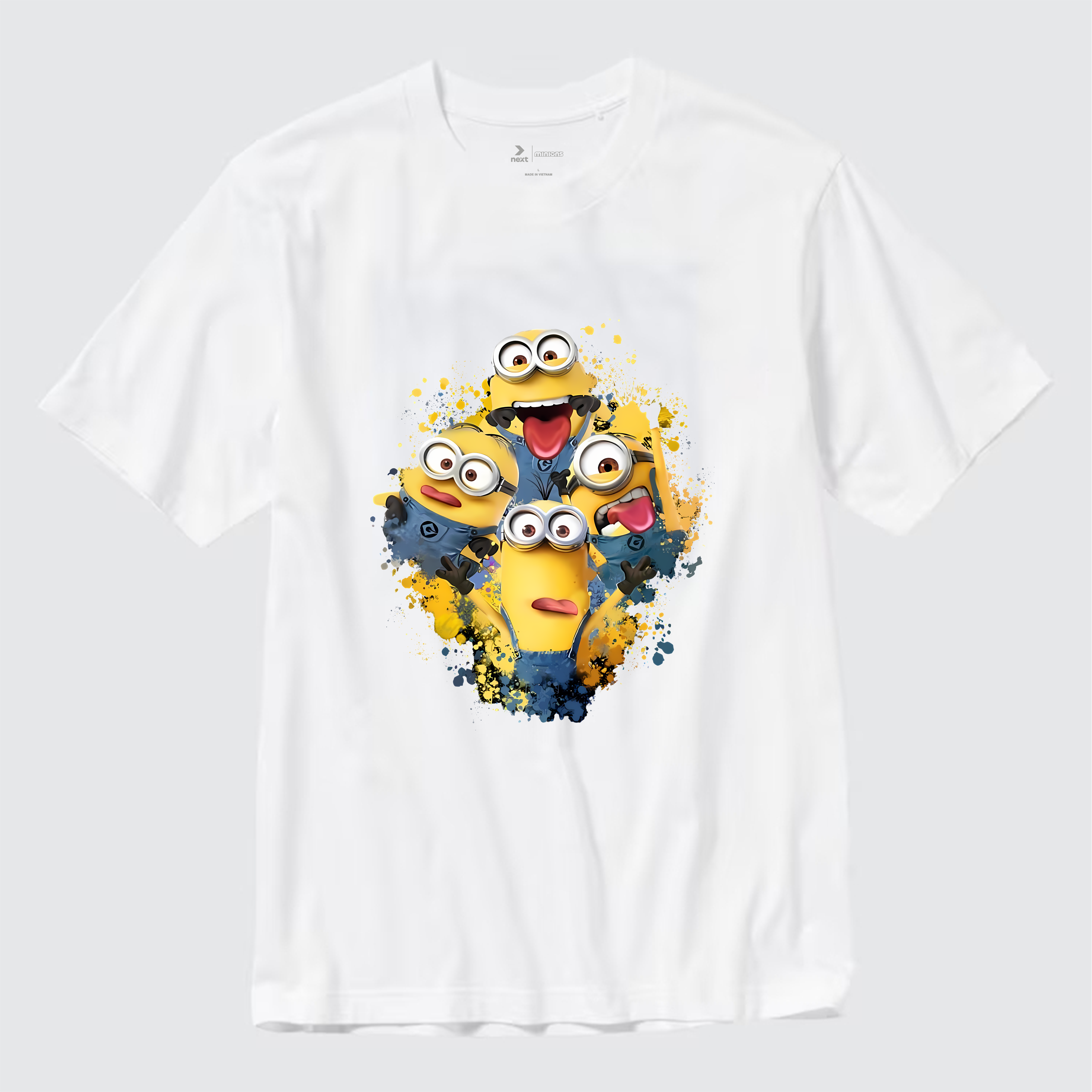 MINIONS WOOOOOOOOWWW MINIONS T-SHIRT / TRẮNG