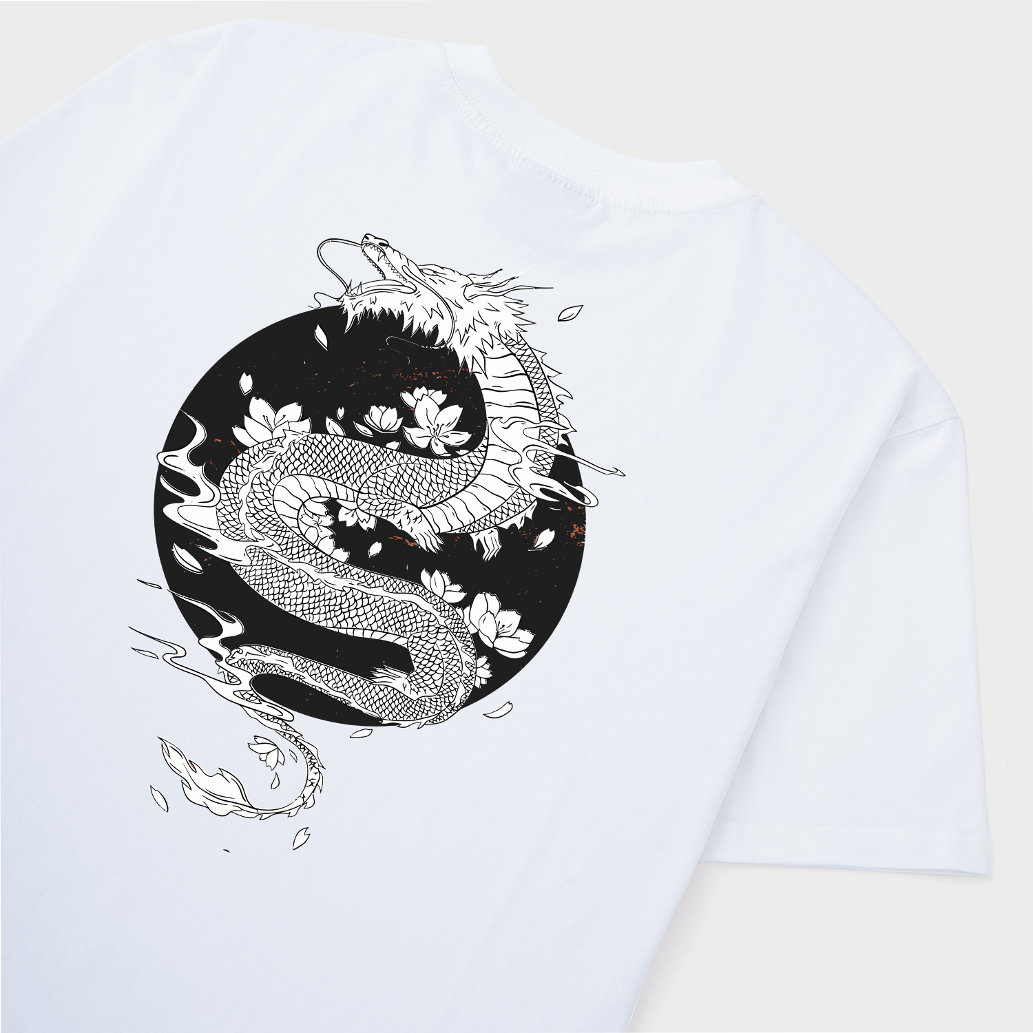 JAPANESE WHITE DRAGON T-SHIRT / TRẮNG