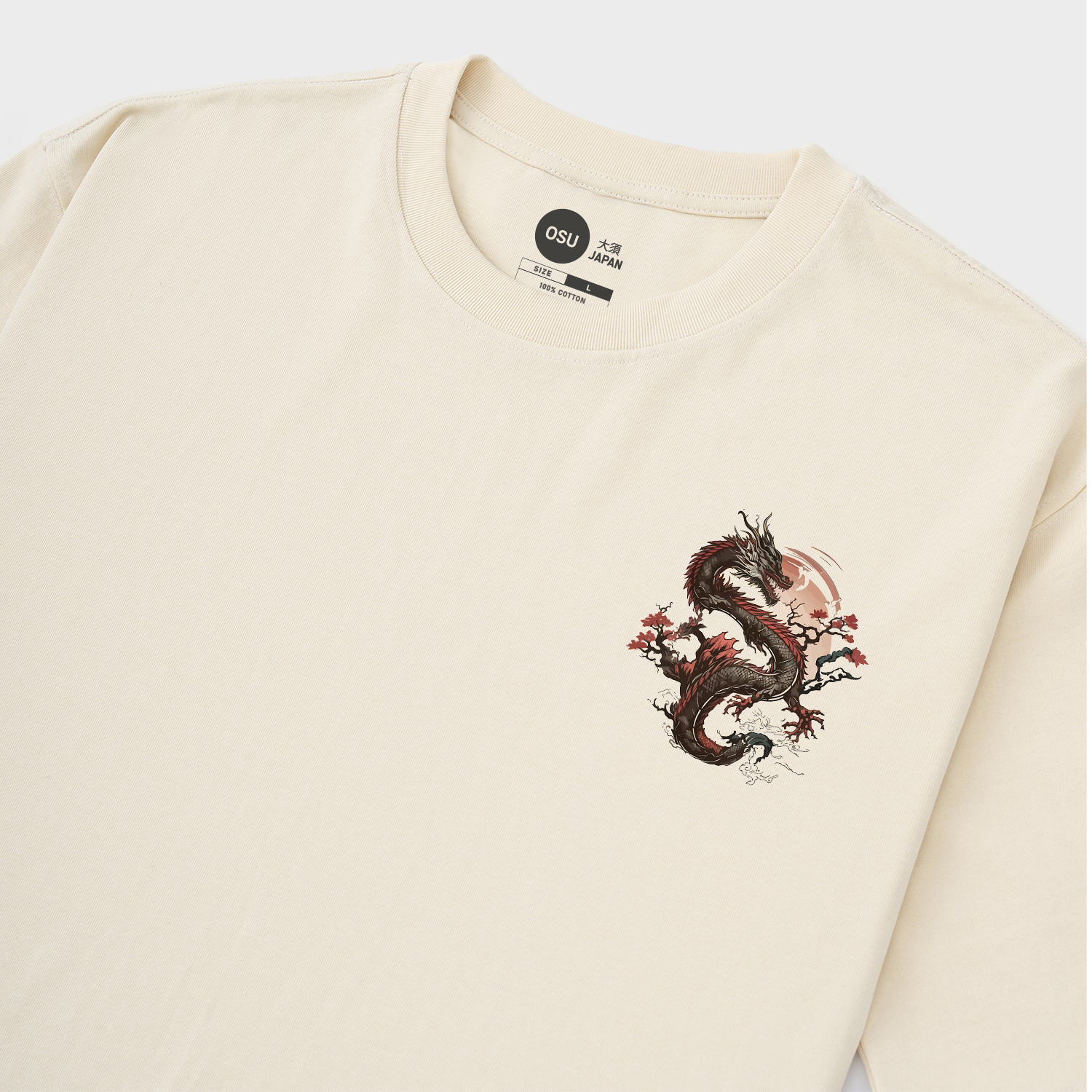 JAPANESE DRAGON VINTAGE T-SHIRT / KEM