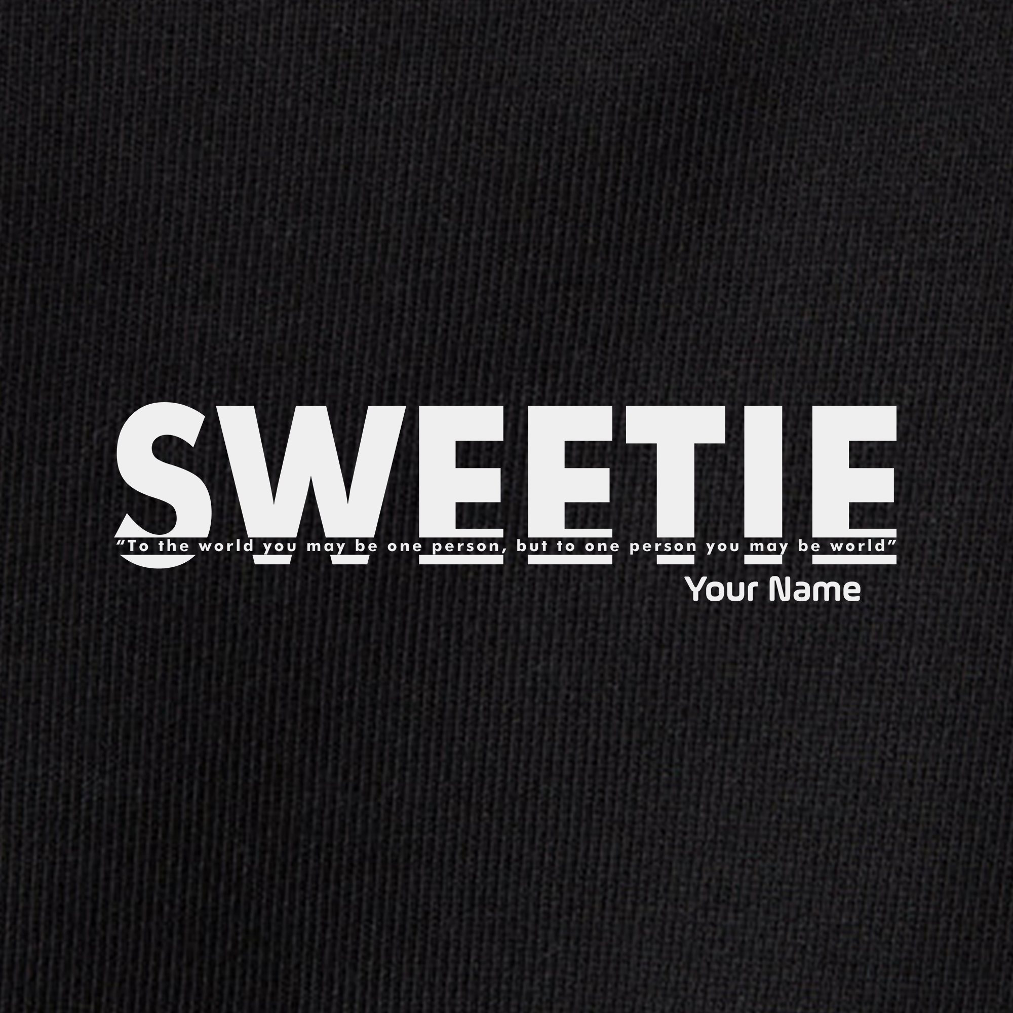 Custom Couple Sweetie Hoodie