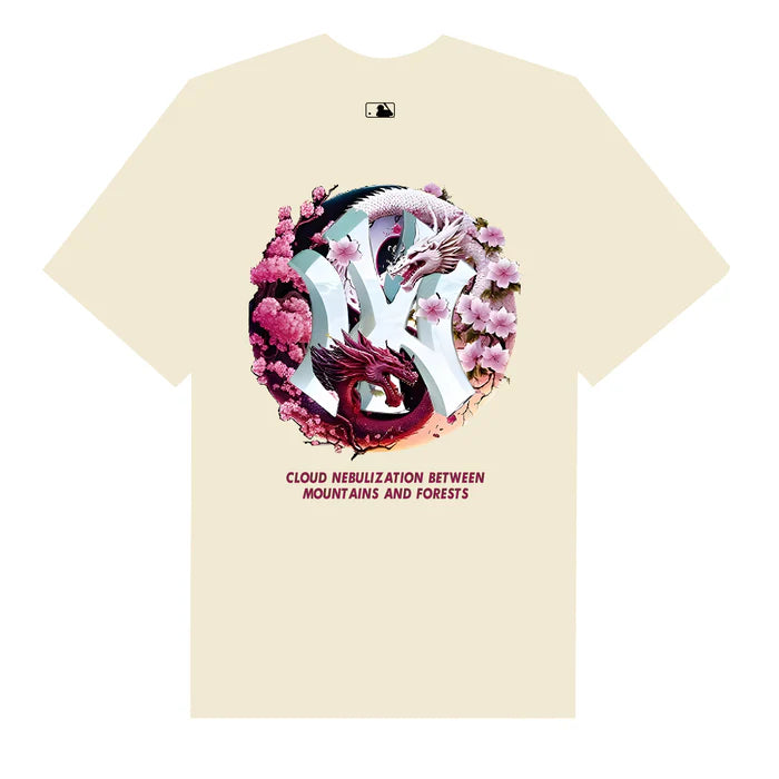 Flash Sale MLB Floral Dragon Cloudy T-Shirt