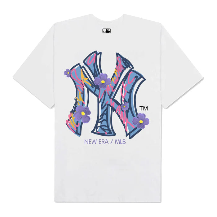 Flash Sale MLB Floral Purple Logo T-Shirt