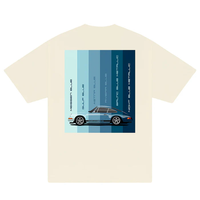 Flash Sale Porsche Blue Palettes T-Shirt