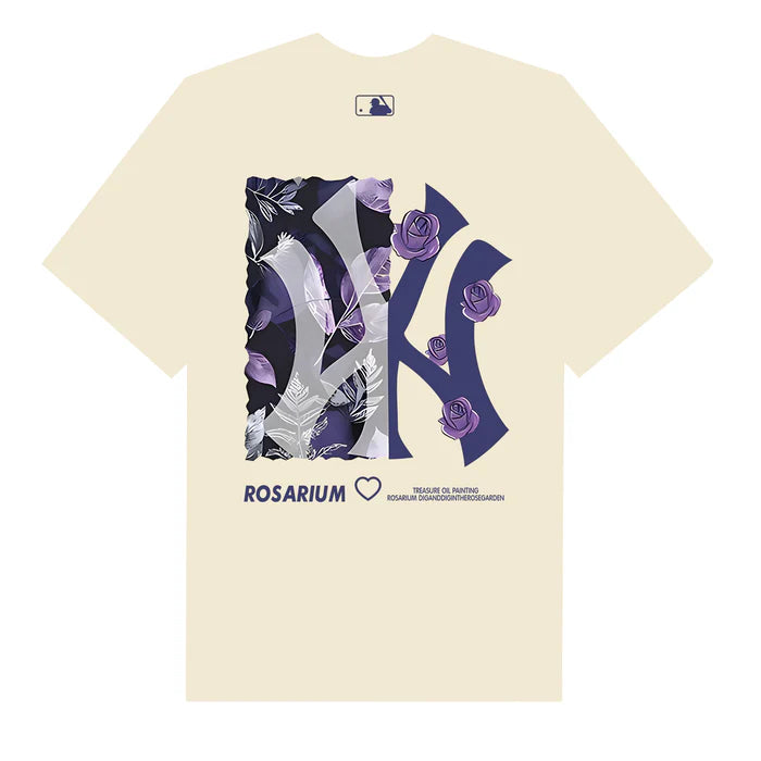 Flash Sale MLB Floral Purple Rose Rosarium T-Shirt