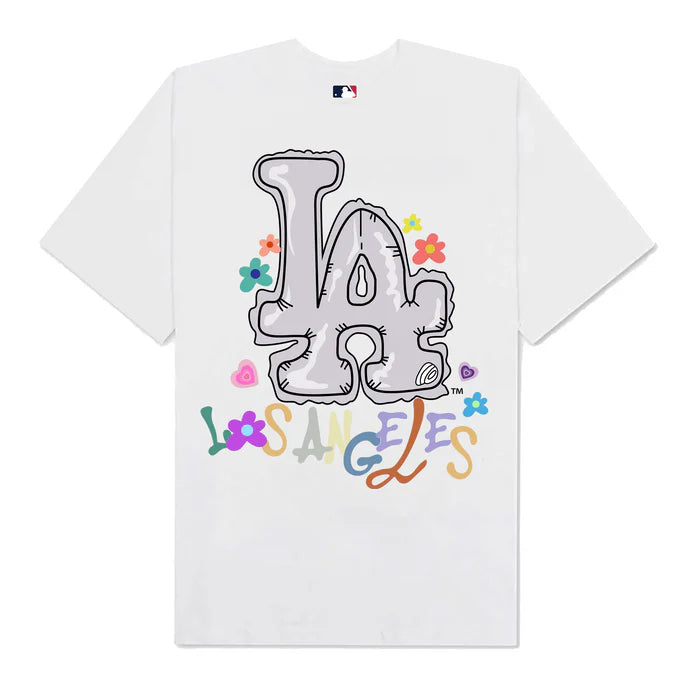 Flash Sale MLB Floral LA Groovy Flower T-Shirt