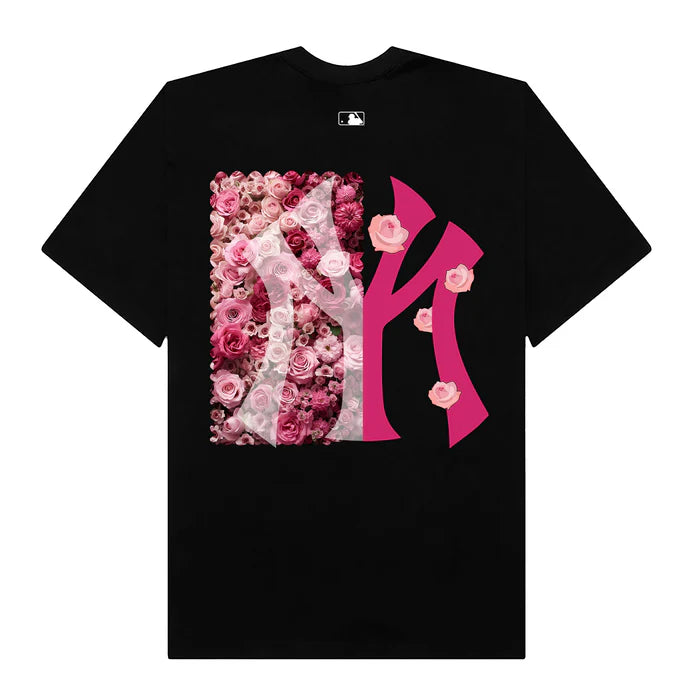 Flash Sale MLB Floral Pink Rose T-Shirt